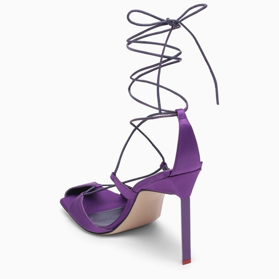 The Attico o1d2blof1024 Stain Adele Sandal in Purple Size US 8 / IT 38 - 4 Thumbnail
