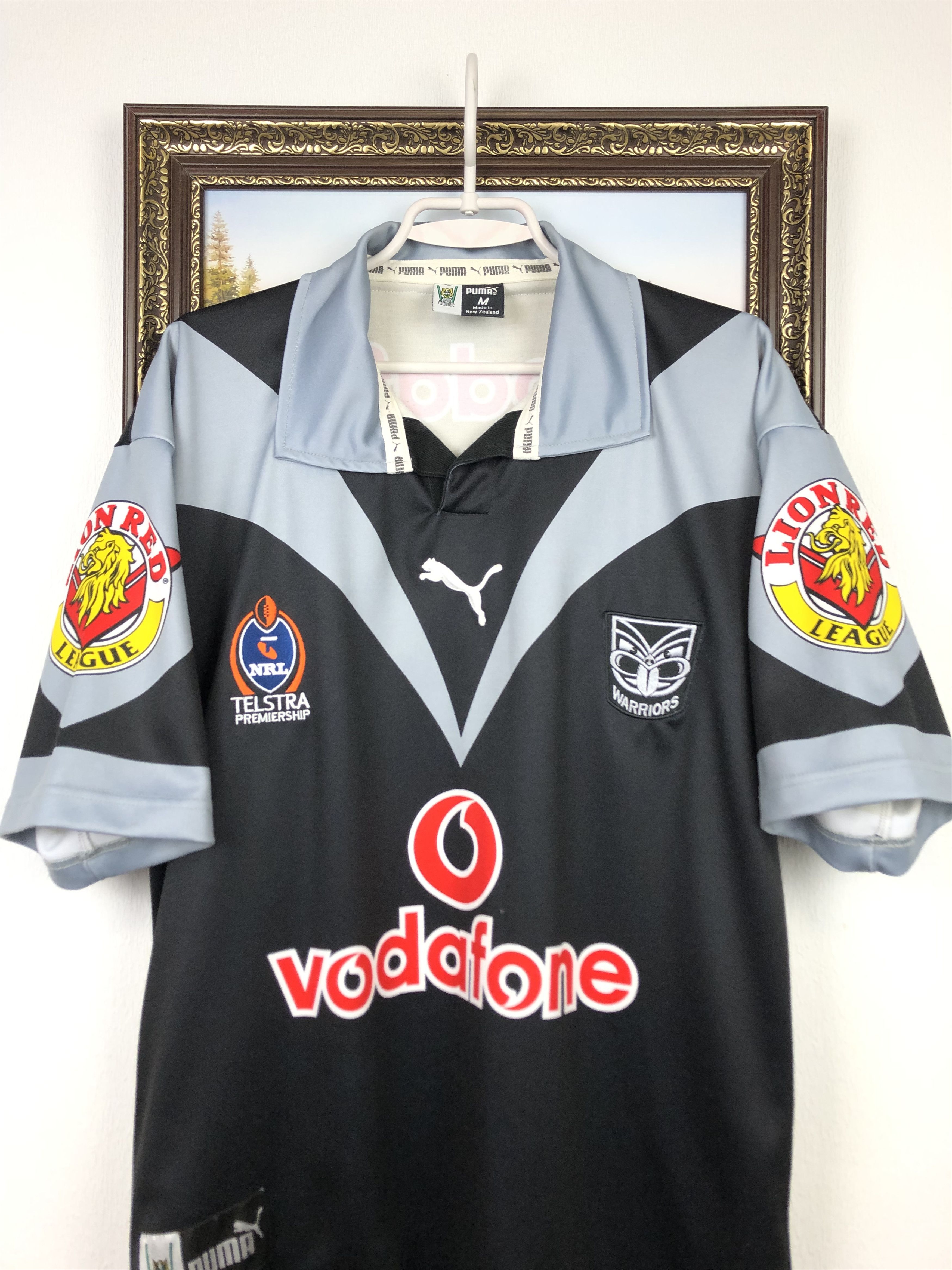 Puma Vintage Puma New Zealand Warriors Rugby Union Jersey Shirt Size US M / EU 48-50 / 2 - 2 Thumbnail