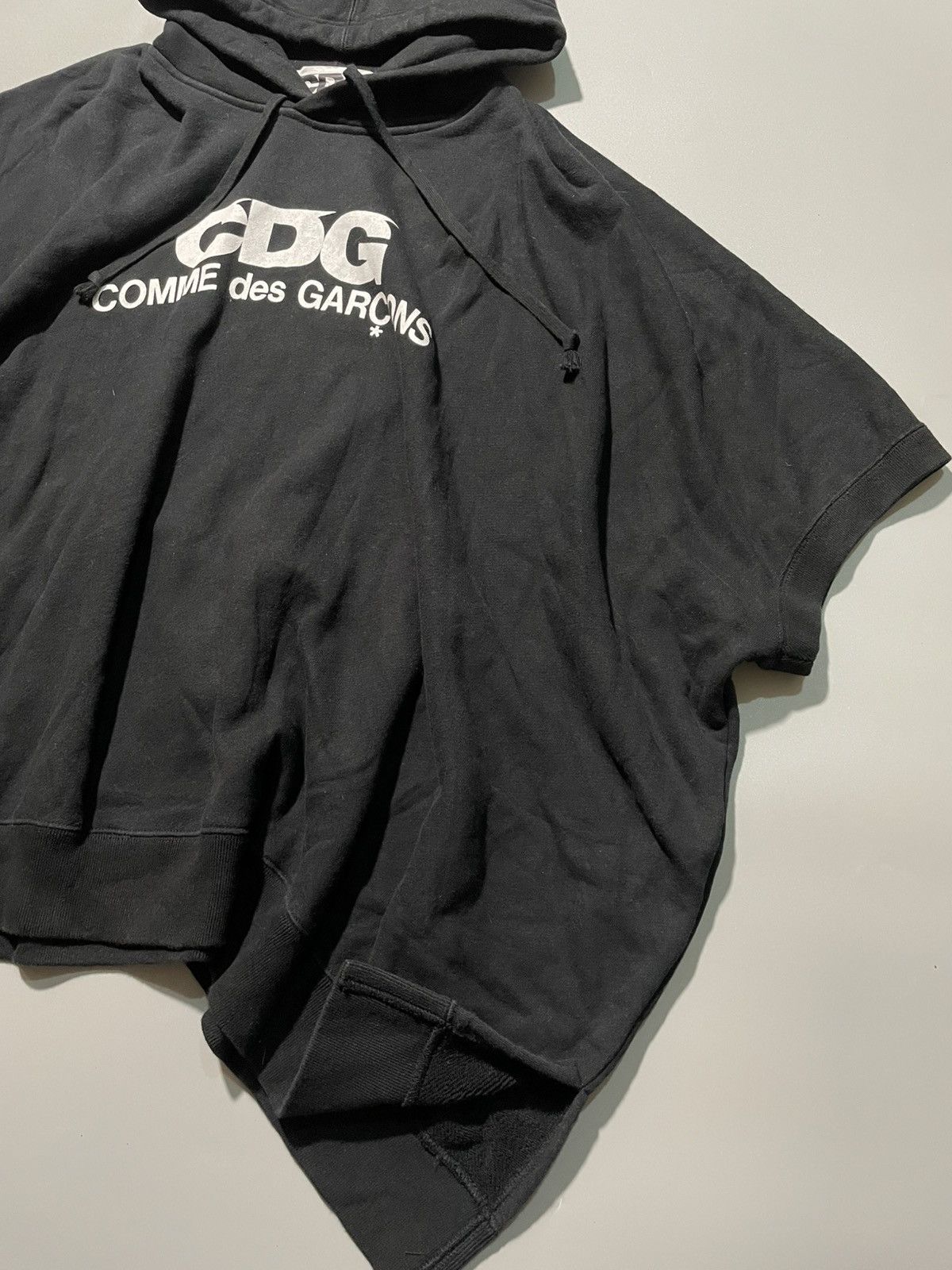 Comme des Garcons × Japanese Brand CDG Poncho Hoodie - Black Size US M / EU 48-50 / 2 - 3 Thumbnail