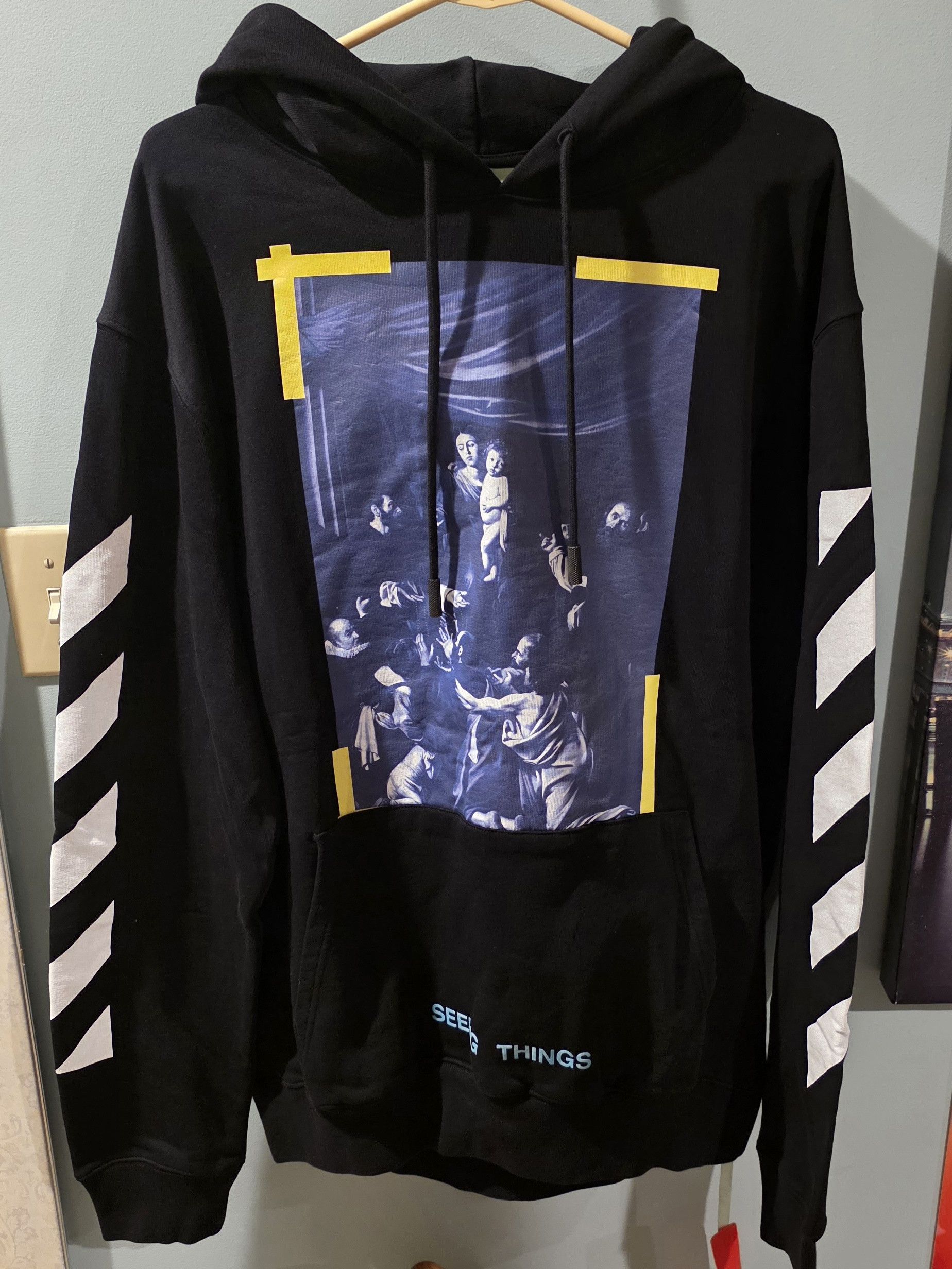 Off-White Off-White Caravaggio Seeing Things Men's Hoodie DSWT Size US XL / EU 56 / 4 - 1 Thumbnail