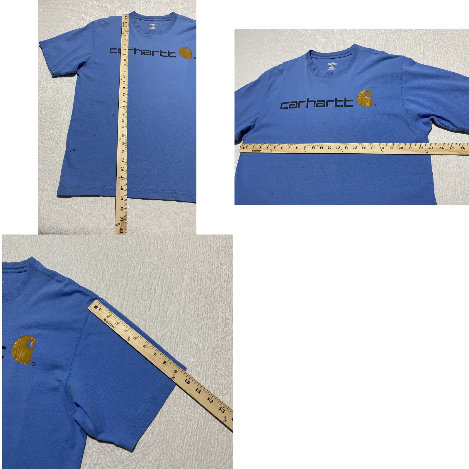 Carhartt VINTAGE Carhartt Shirt Mens Large Workwear Graphic Tee T-Shirt Spell Out Work Casual Size US L / EU 52-54 / 3 - 8 Thumbnail
