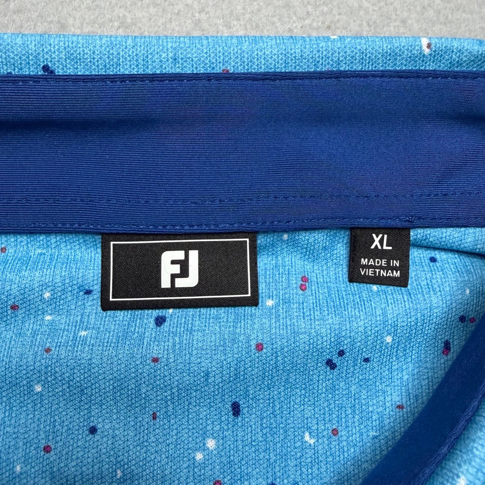 Footjoy FootJoy FJ Whitehawk Ranch Golf Polo Shirt Men’s XL Blue Size US XL / EU 56 / 4 - 3 Thumbnail