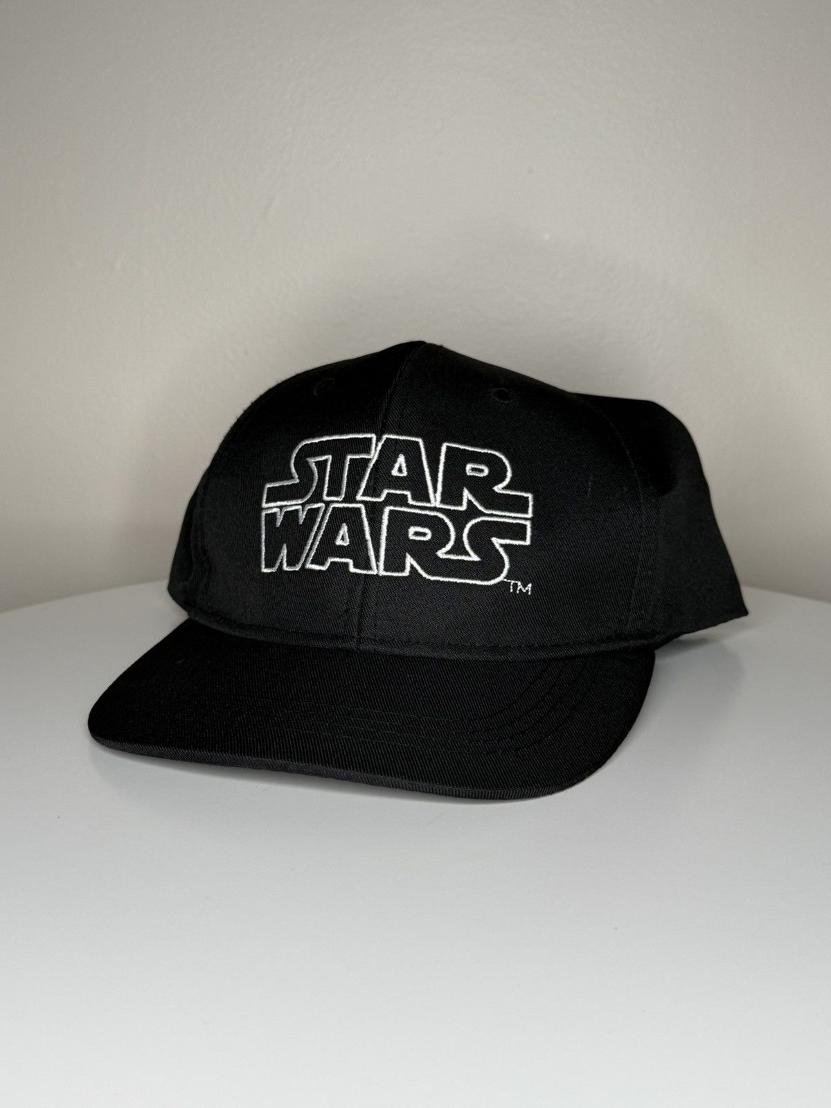 Star Wars Star Wars Black Baseball Cap Lucasfilm Adjustable OS Hat Size ONE SIZE - 1 Thumbnail