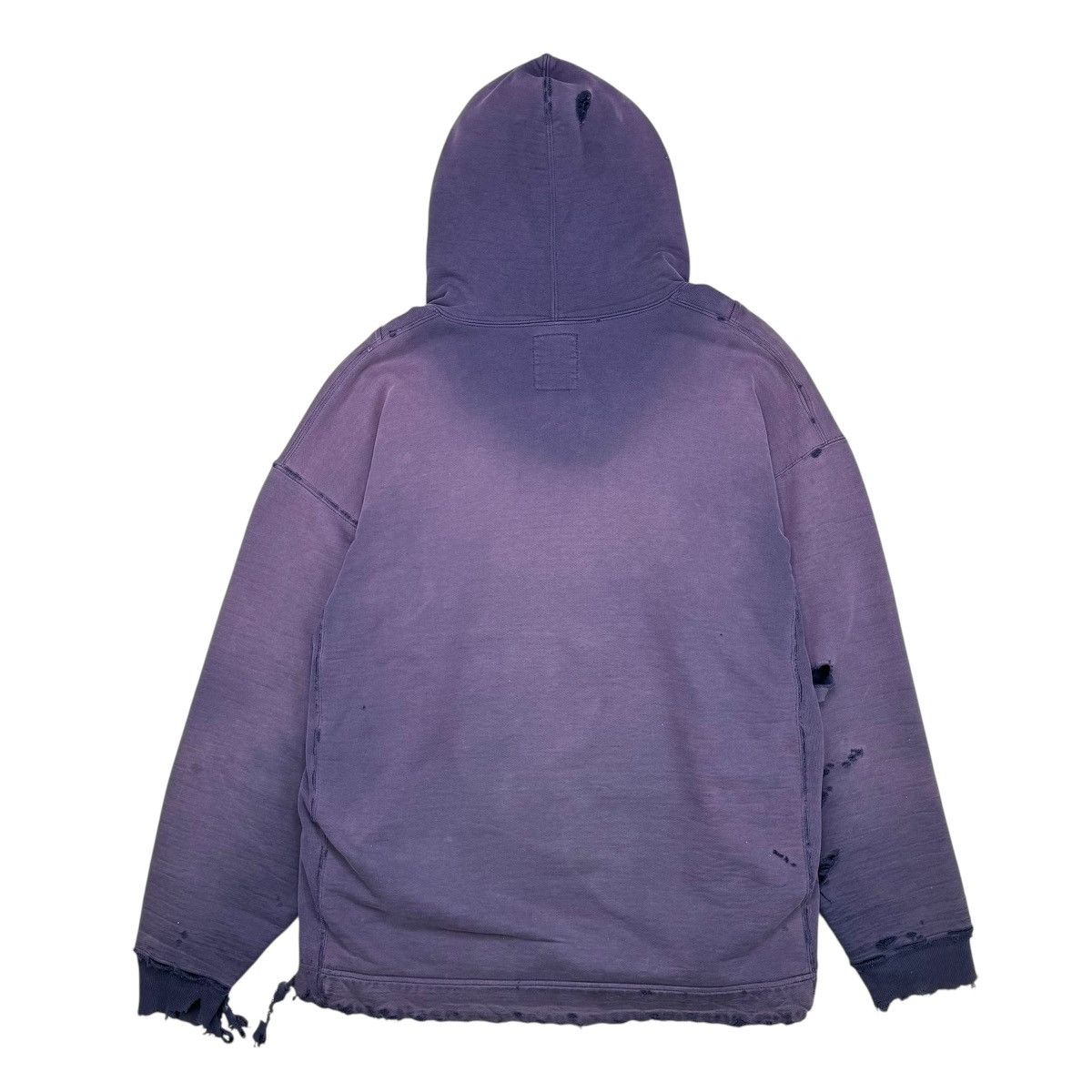 Russell Athletic VINTAGE 80'S THRASHED FADED PURPLE RUSSELL HOODIE Size US XL / EU 56 / 4 - 3 Thumbnail