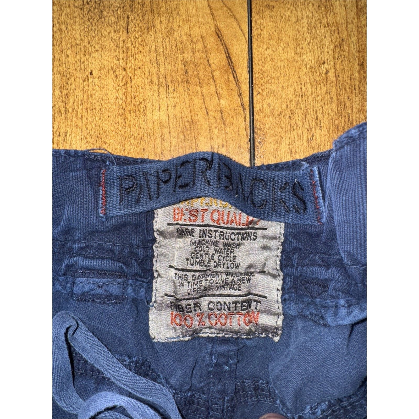 Vintage Paperbacks Cargo Shorts 36 Navy Blue Utility Pockets Outdoor Size US 36 / EU 52 - 6 Thumbnail