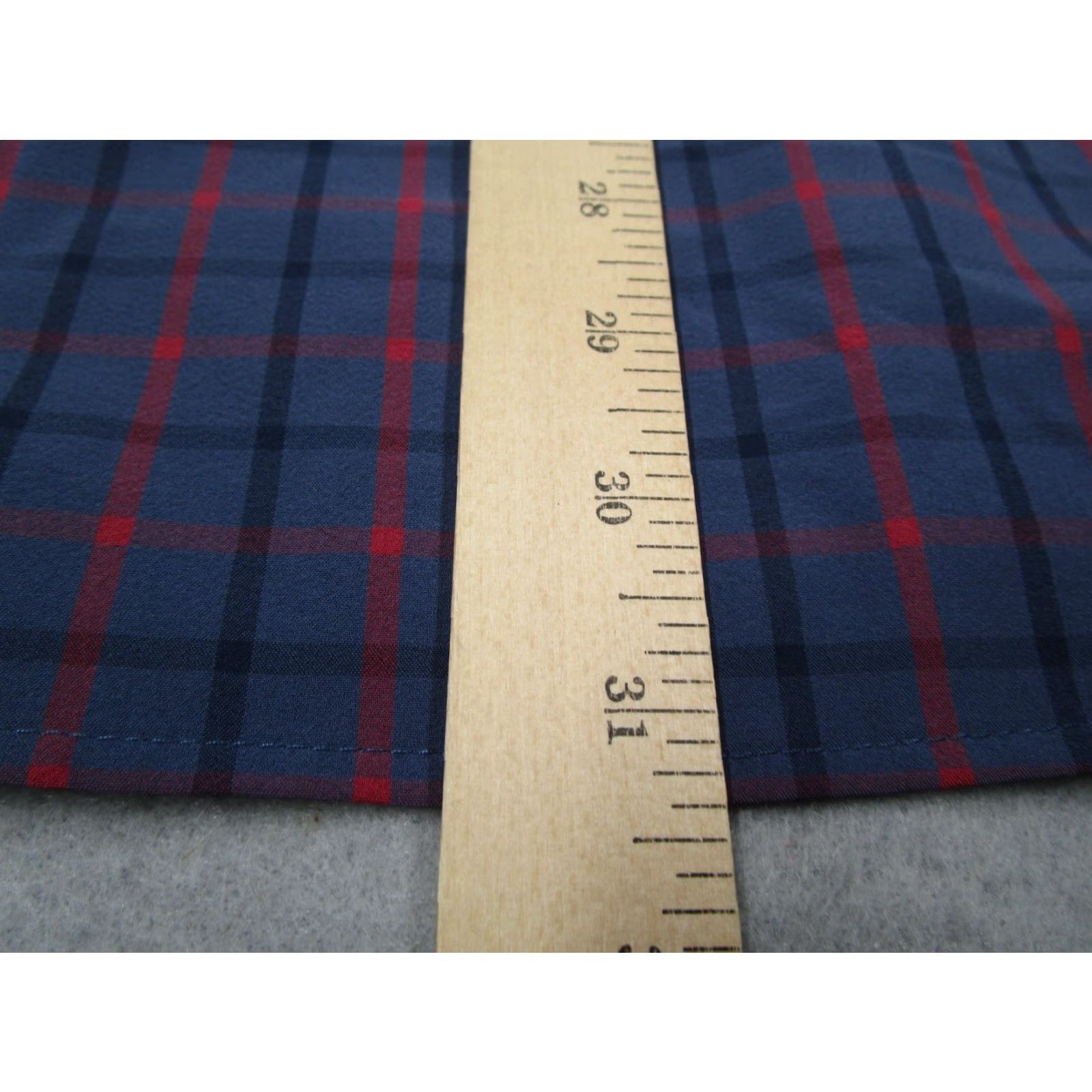 Mizzen+Main Mizzen+Main Shirt Men XL Trim Blue Leeward Check Long Sleeve Button-Up City Classic Preppy Size US XL / EU 56 / 4 - 7 Thumbnail