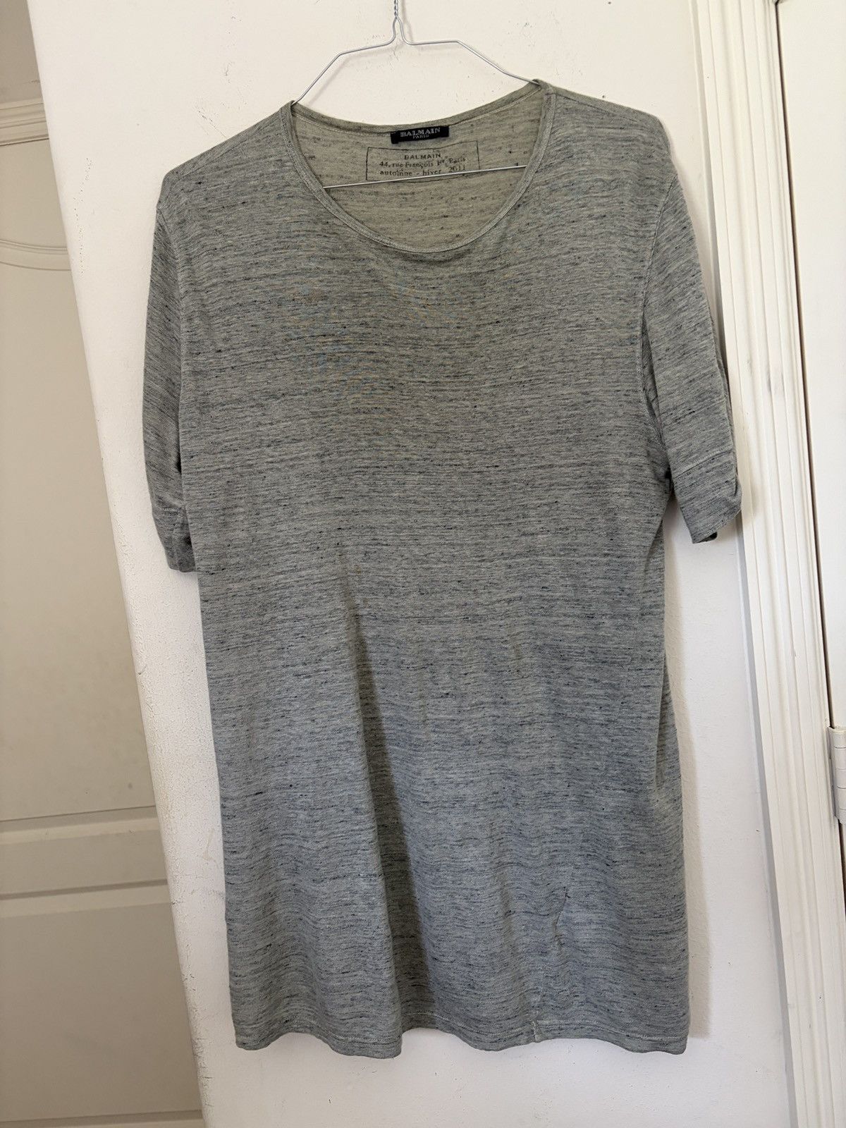 Balmain AW11 Decarnin Linen Shirt Size US M / EU 48-50 / 2 - 3 Thumbnail