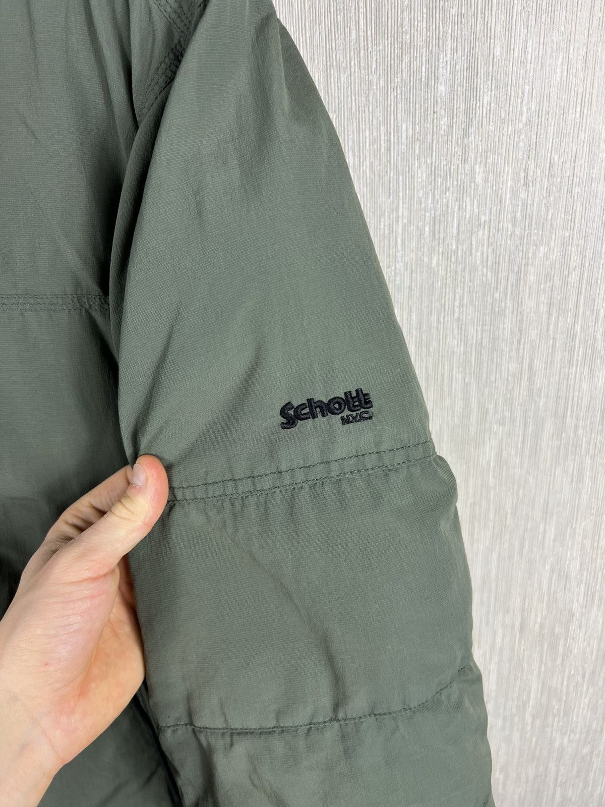 Schott Vintage Schott military kayloom padded bomber jacket double Size US XL / EU 56 / 4 - 10 Thumbnail