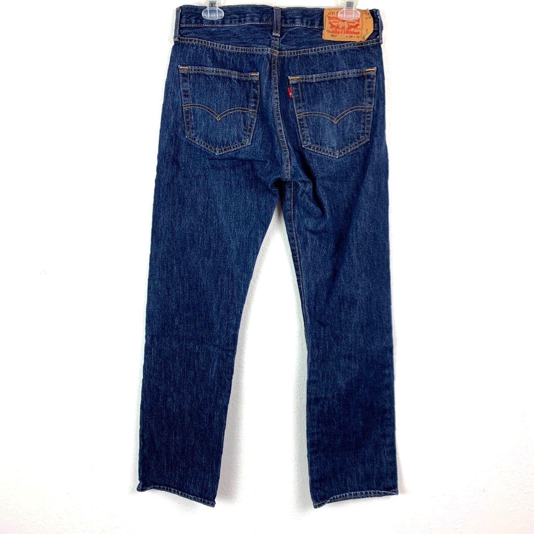 Levi's VINTAGE Levi's Levi Strauss 501 Mens Jeans Dark Wash 32 x 32 Act 30 x 29 Jeans Blue 501 Bootcut Mens Regular 32 Inseam 32 Size US 32 / EU 48 - 3 Thumbnail