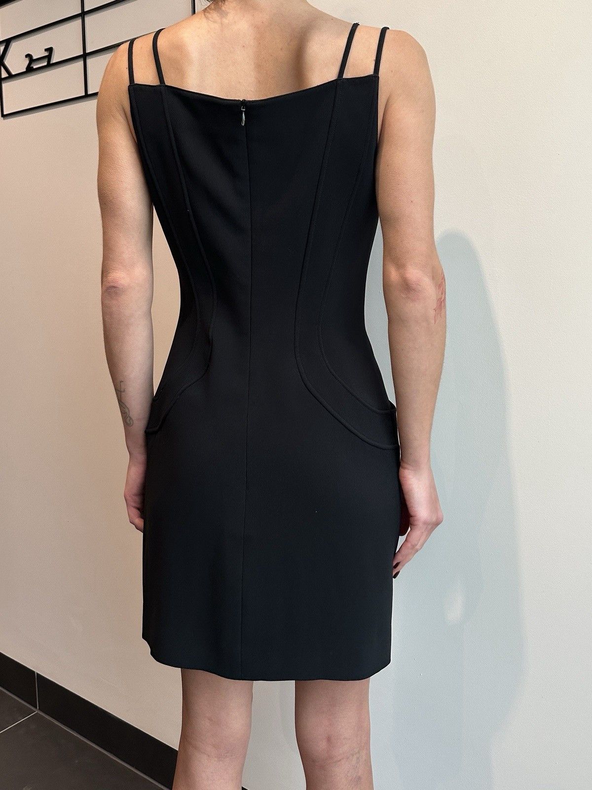 Thierry Mugler Vintage 90s Thiery Mugler Dress Womens Retro made in France Size S / US 4 / IT 40 - 8 Thumbnail