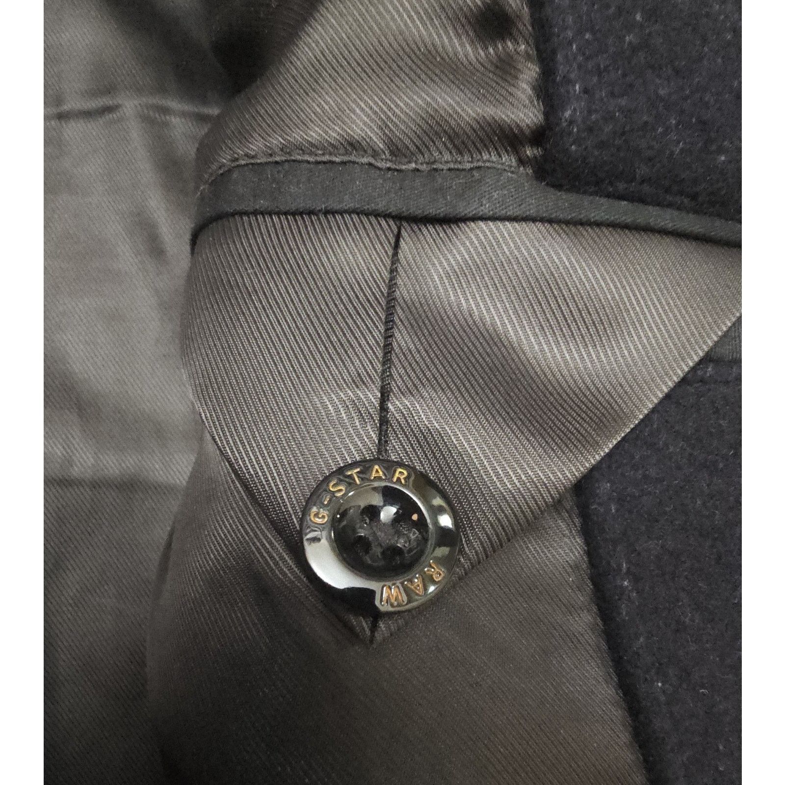 G-Star G Star Raw Men's Protection Wool Black Peacoat Jacket Size M Size US M / EU 48-50 / 2 - 10 Thumbnail