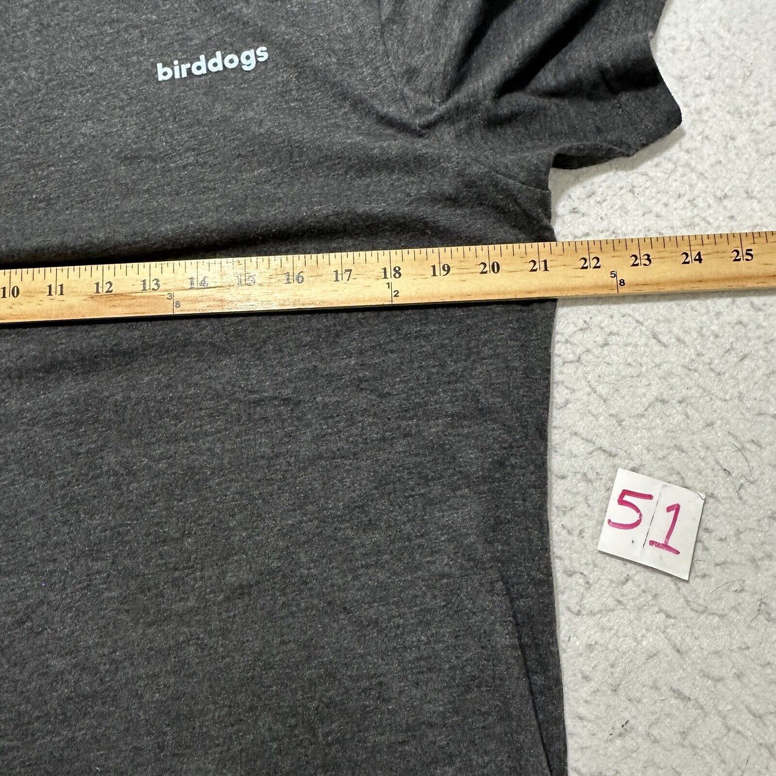 Other Birddogs Large Gray Crewneck Logo Graphic T Shirt Size US L / EU 52-54 / 3 - 9 Thumbnail