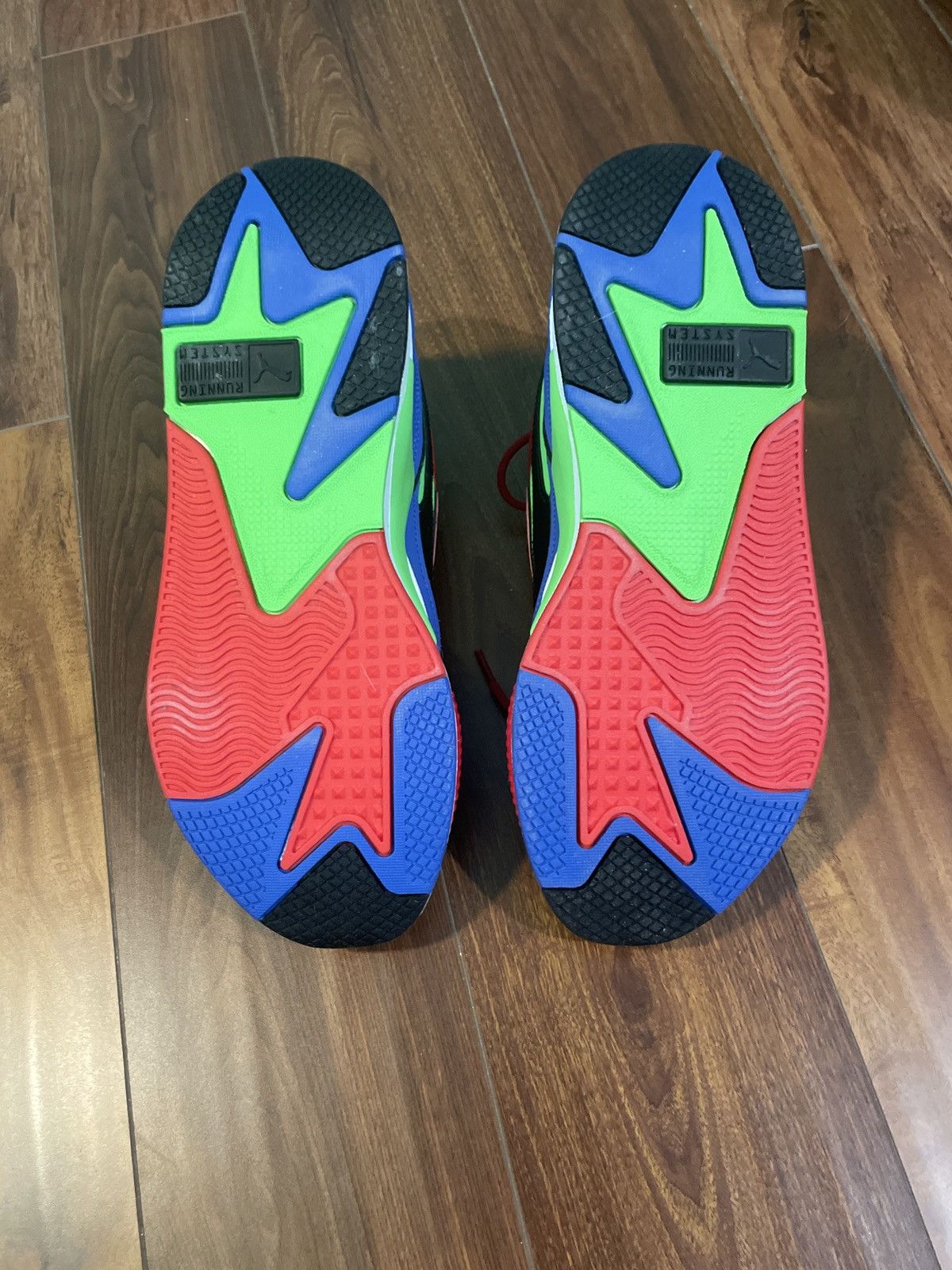 Puma Puma RS-X3 Lime/Red Sneakers Size US 11.5 / EU 44-45 - 6 Thumbnail