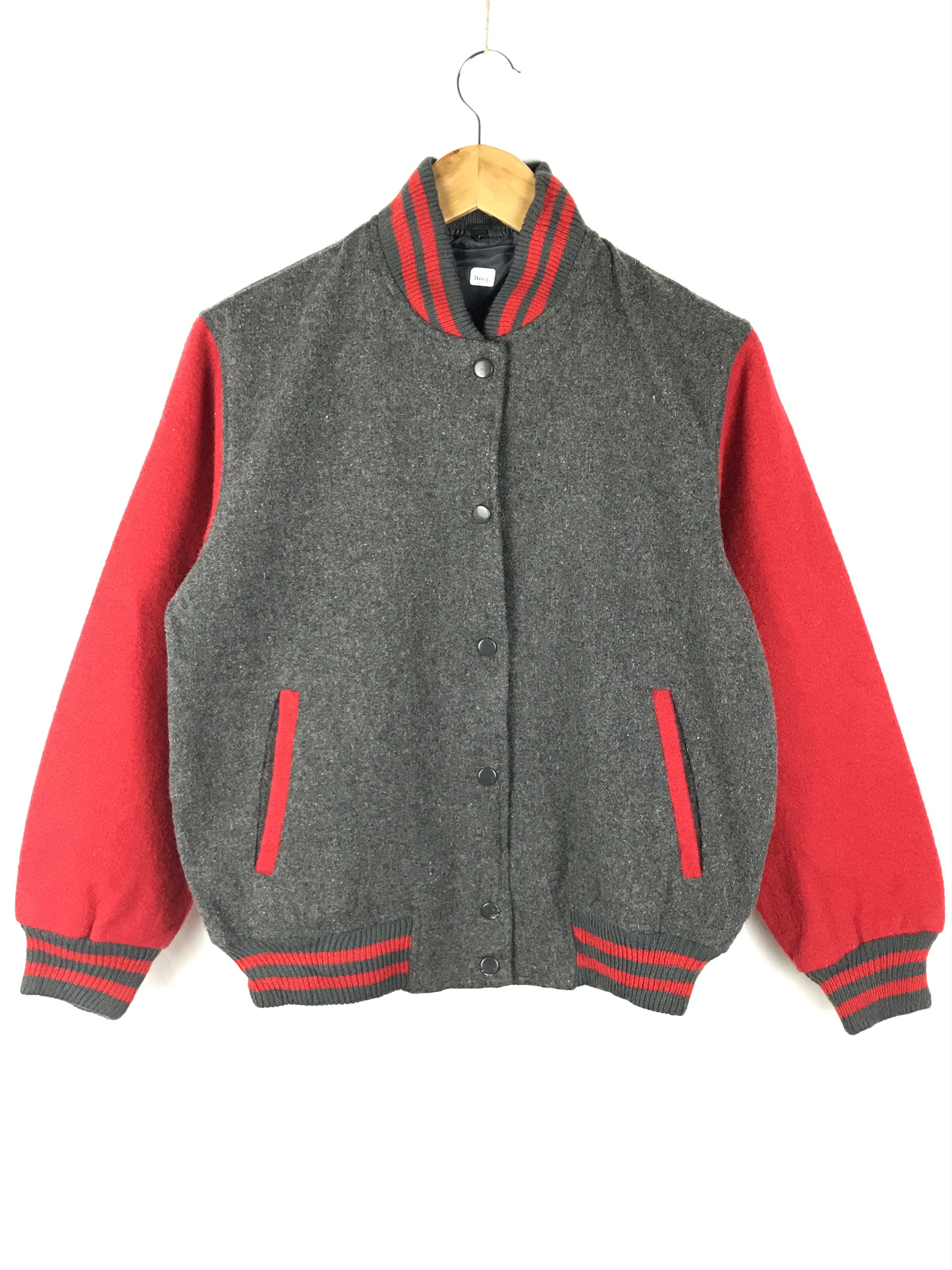 image of Unbrnd x Varsity Jacket Unbrand Varsity Jacket in Red, Men's (Size XS)