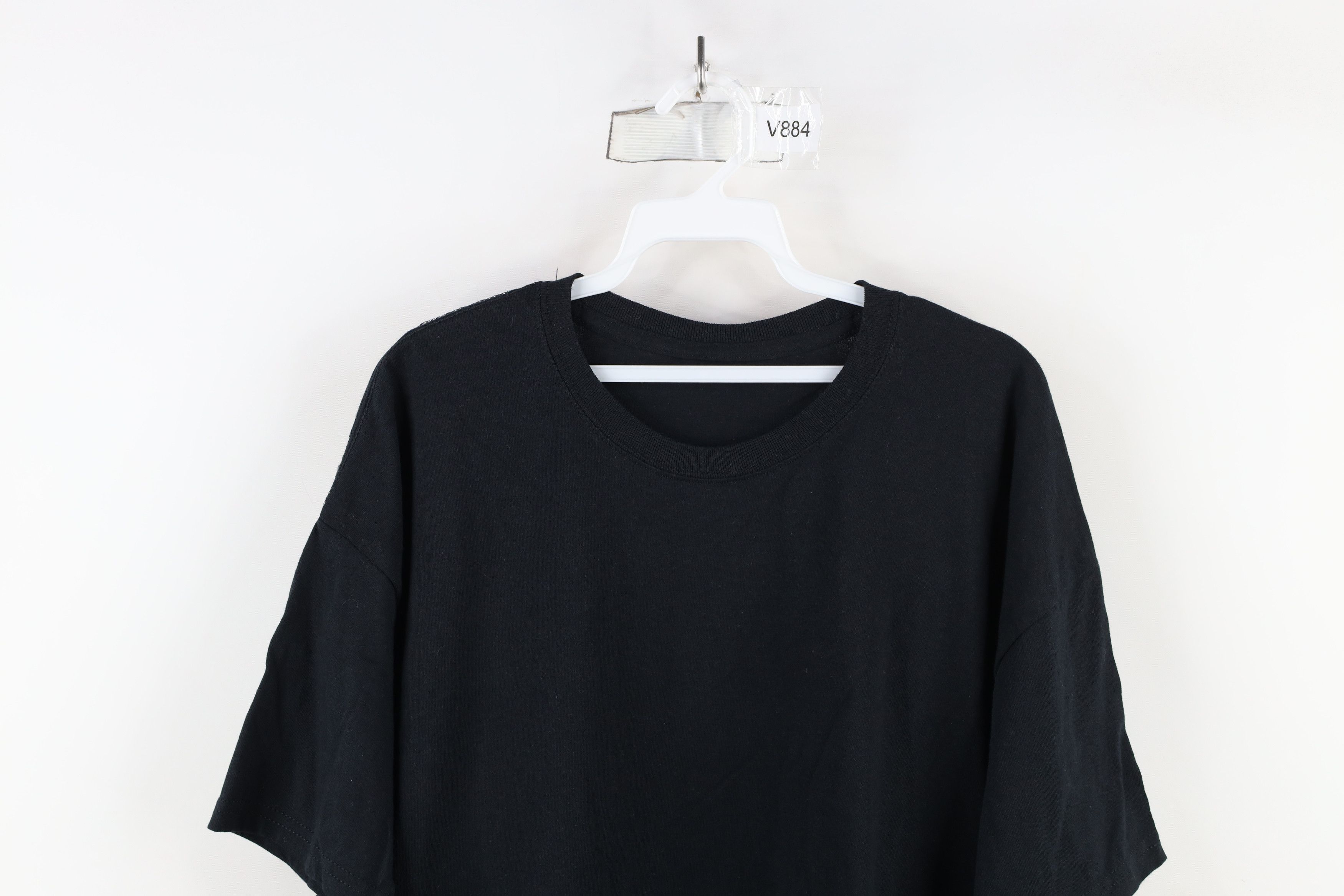 Vintage Vintage 90s Streetwear Short Sleeve Cotton T-Shirt Black Size US XL / EU 56 / 4 - 2 Thumbnail
