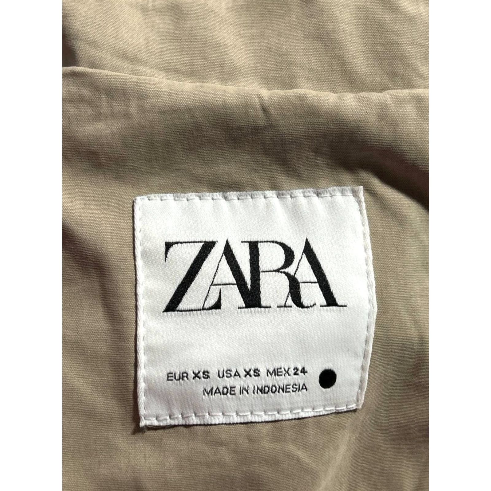 Zara Zara Trench Coat Womens XS Beige Lined Double Breated Raglan Sleeve Waterproof Coat Size XS / US 0-2 / IT 36-38 - 6 Thumbnail