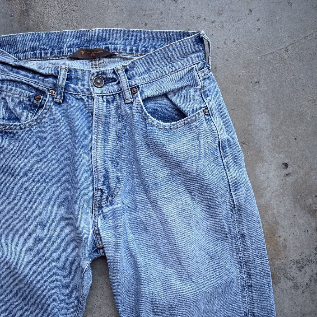 20471120 Vintage Japanese Designer Redline Selvedge Denim Jeans Size US 26 / EU 42 - 2 Thumbnail