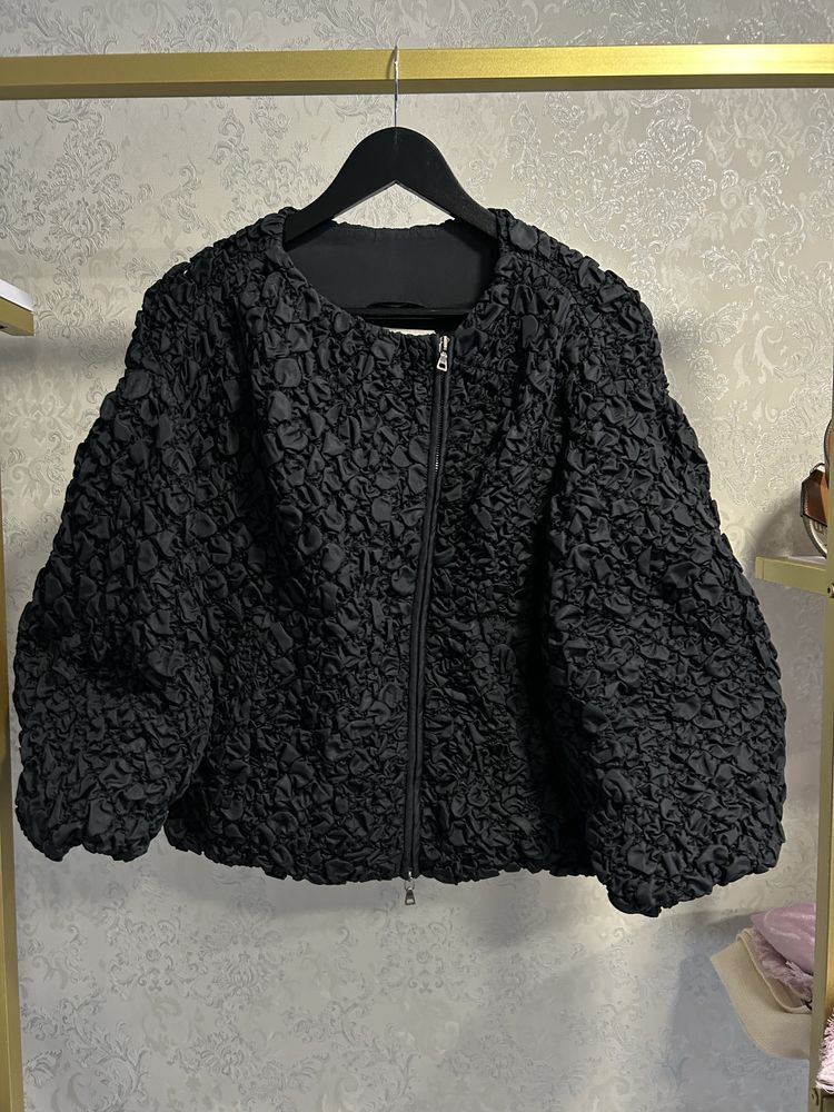 Prada Prada Crinkle Textured Zip Jacket Size XS / US 0-2 / IT 36-38 - 4 Thumbnail