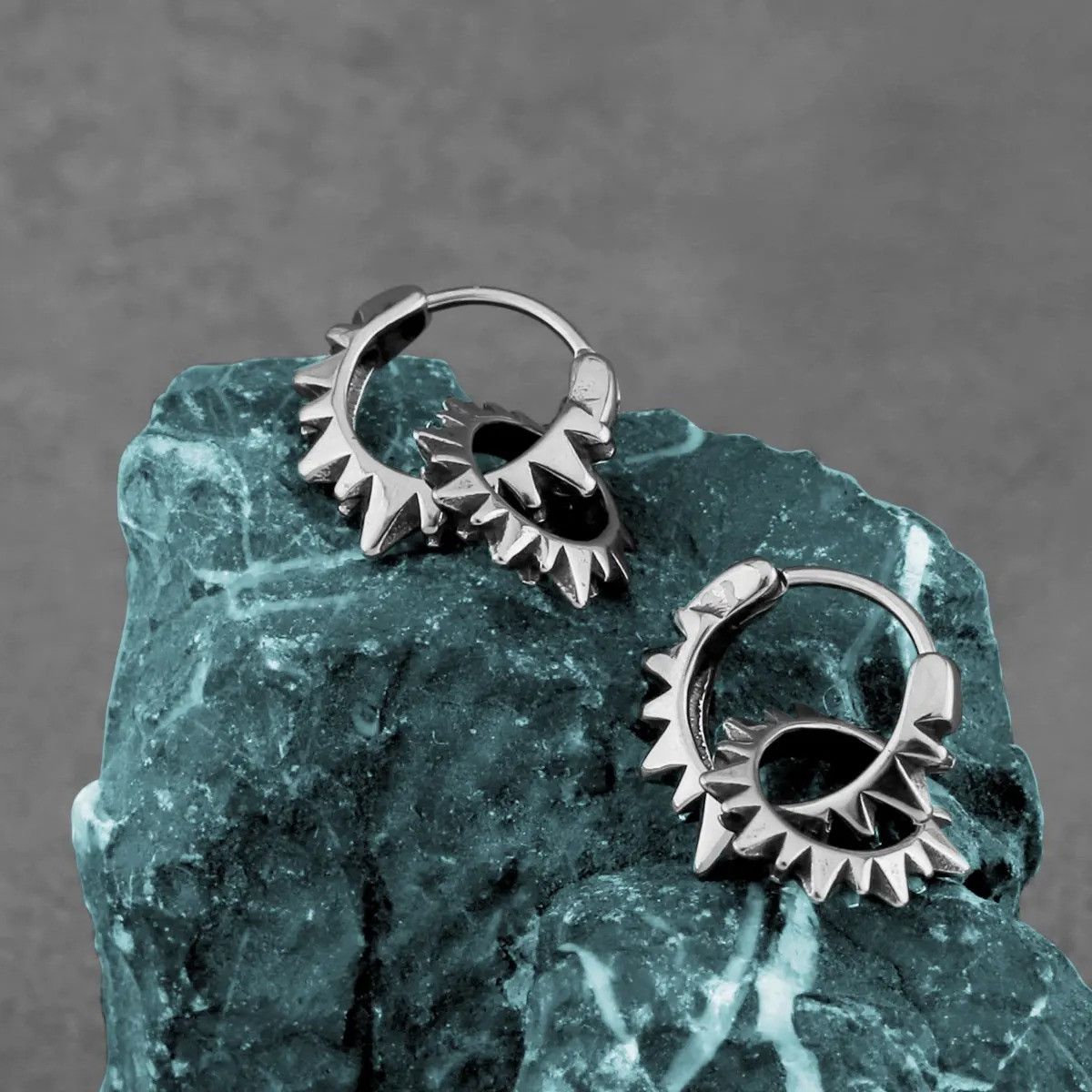 Jewelry Cross Skull Stud Earrings Charms Stainless Earring Gift Size ONE SIZE - 3 Thumbnail