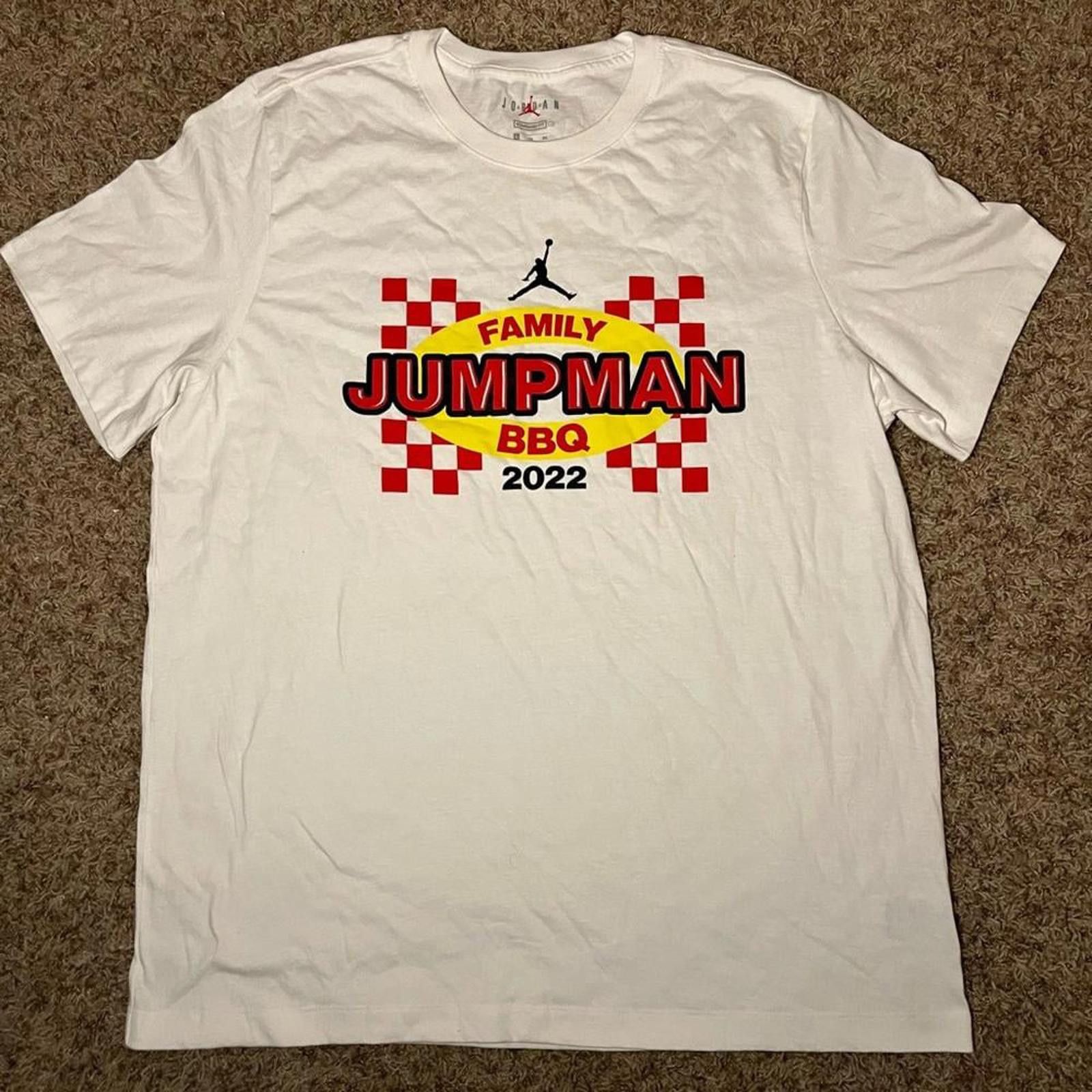 Jordan Brand Jordan Family Jumpman BBQ 2022 Nike JDI Event Exclusive Size US XL / EU 56 / 4 - 1 Thumbnail