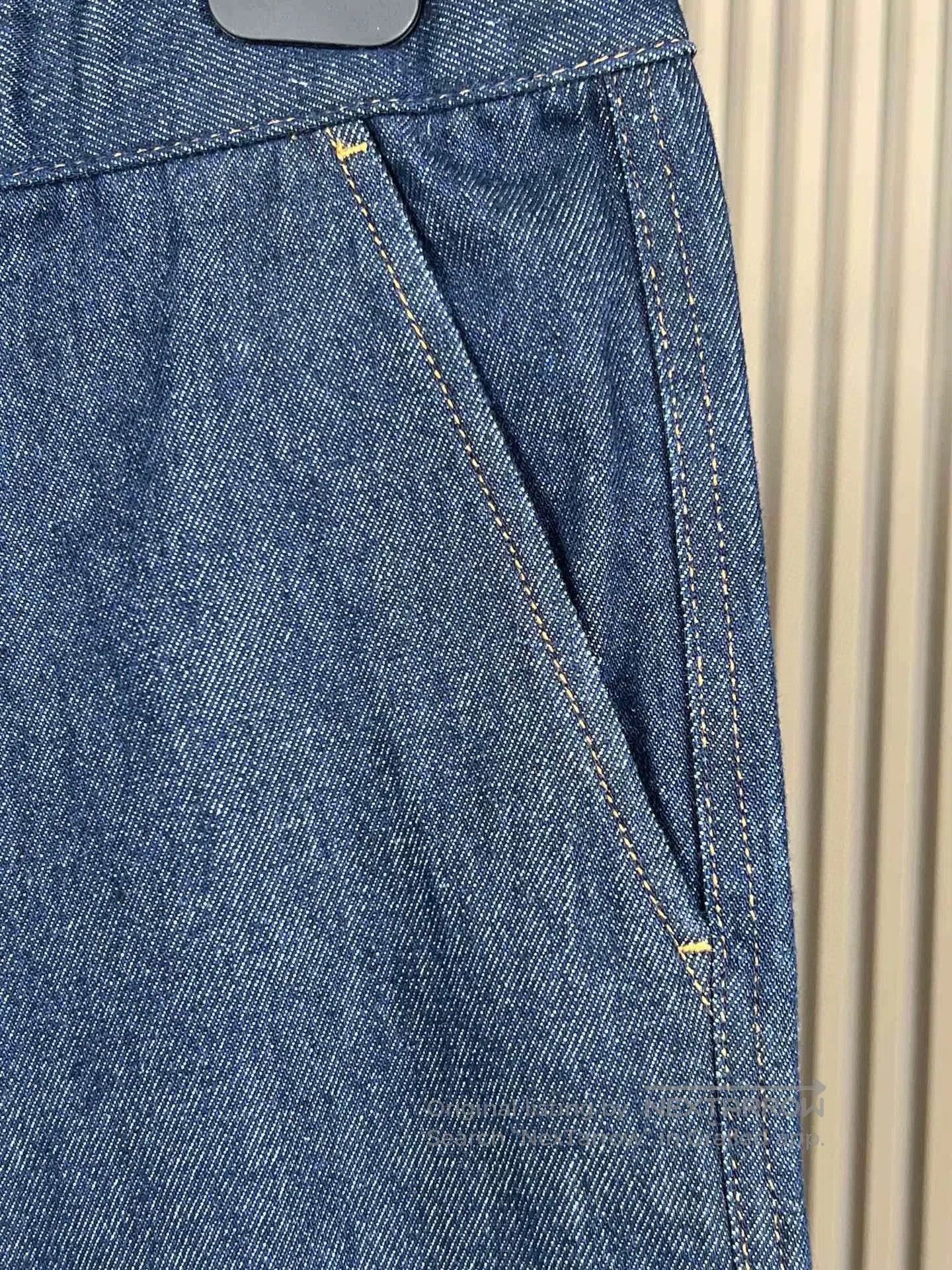 Moncler moncler men's blue cotton denim pants. Size US 32 / EU 48 - 2 Thumbnail