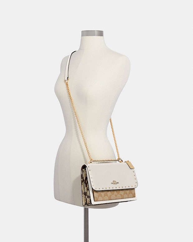 image of Bag x Coach NWT Coach Mini Klare Crossbody Signature Canvas & Leather, Women's