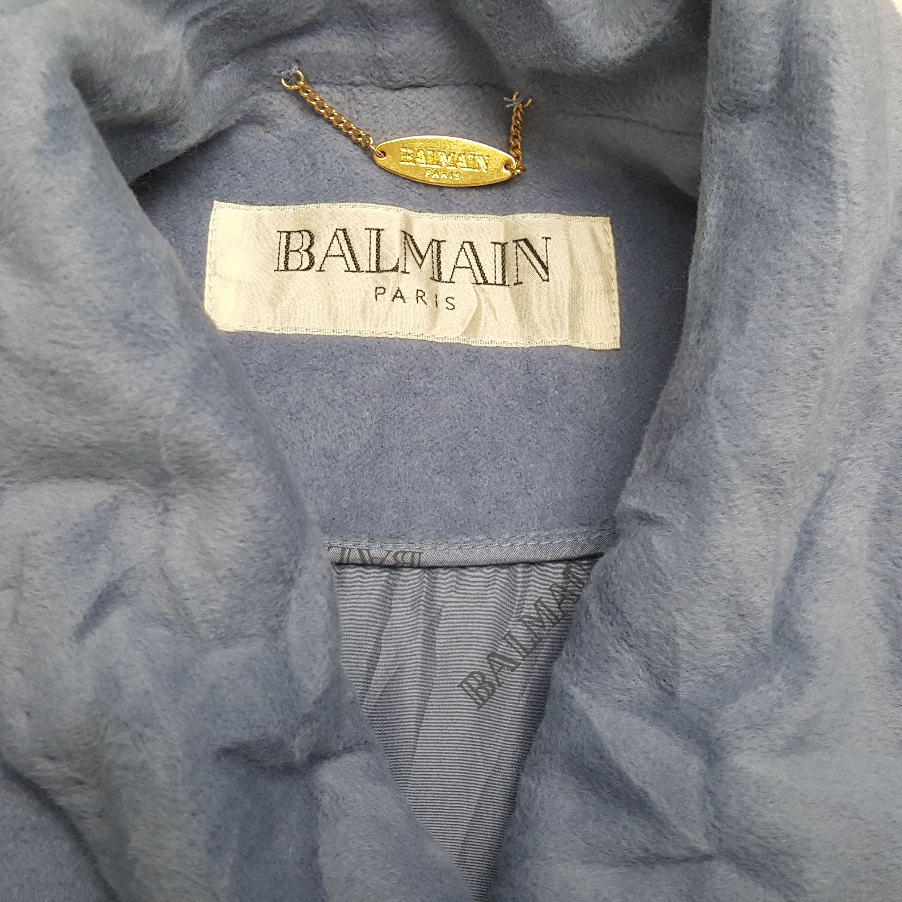 Balmain × Designer Vintage BALMAIN PARIS France Fashion Brand Coat Jacket Size US M / EU 48-50 / 2 - 9 Thumbnail