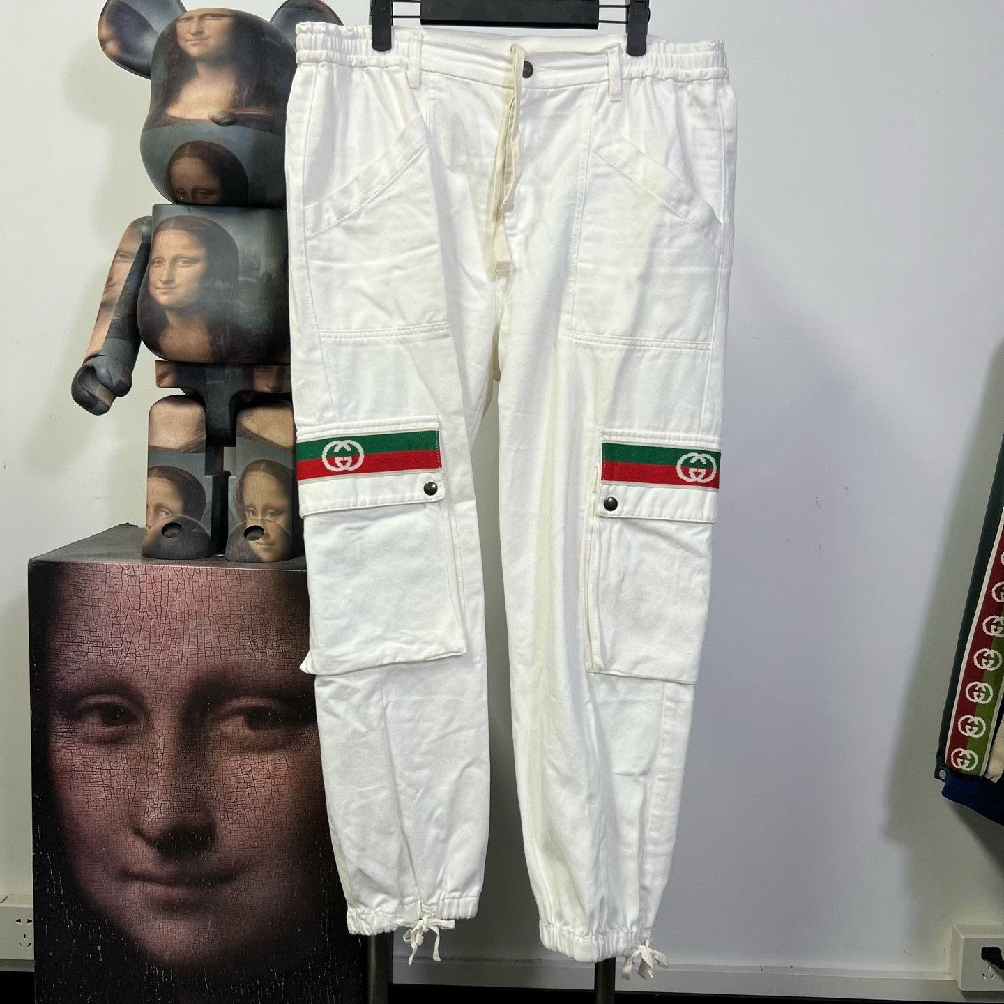 Gucci Gucci Web Stripe Cargo Pants Size 52 Size US 36 / EU 52 - 1 Thumbnail