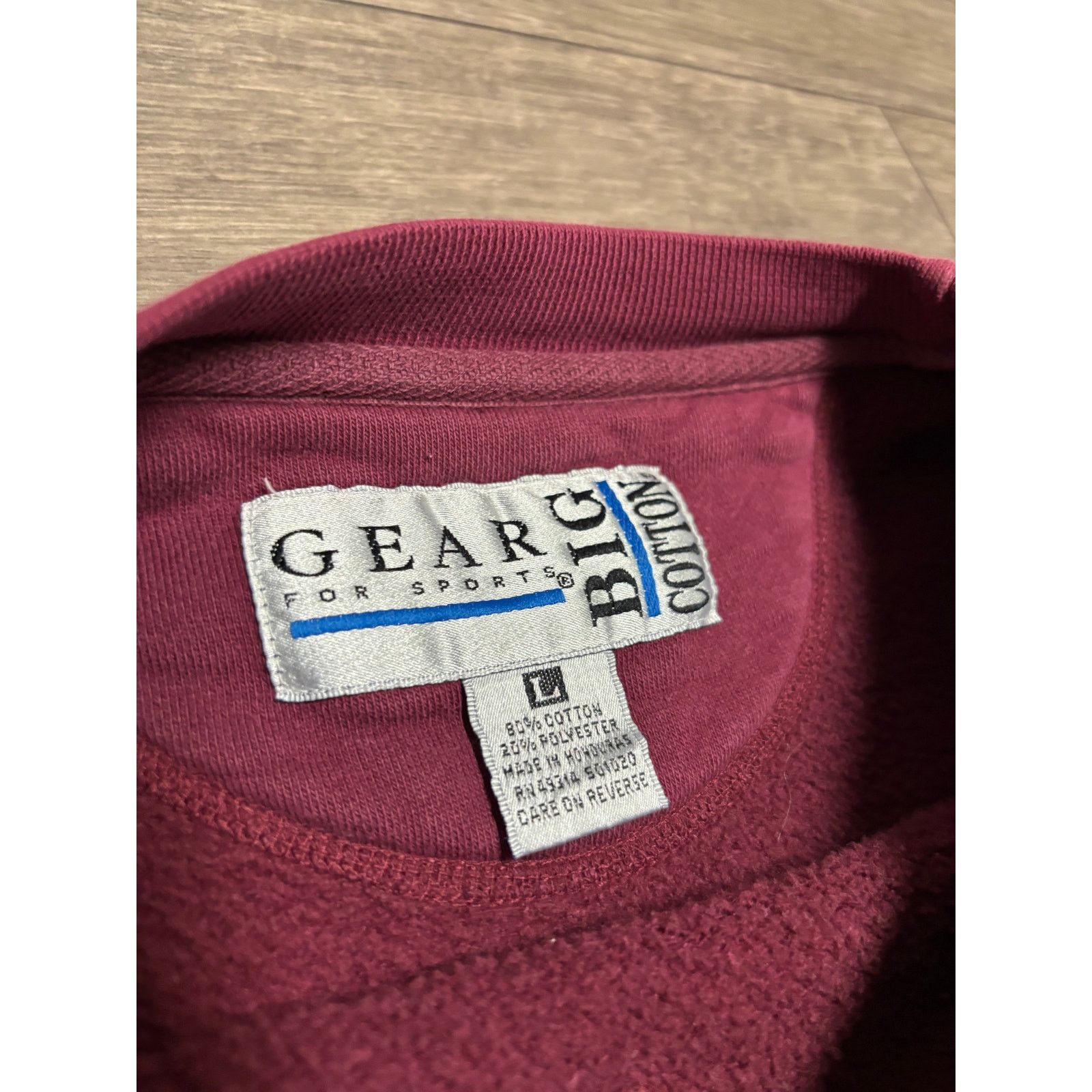 Gear for Sports × Vintage Vintage Washington State University Red Sweatshirt Sz L Size US L / EU 52-54 / 3 - 3 Thumbnail