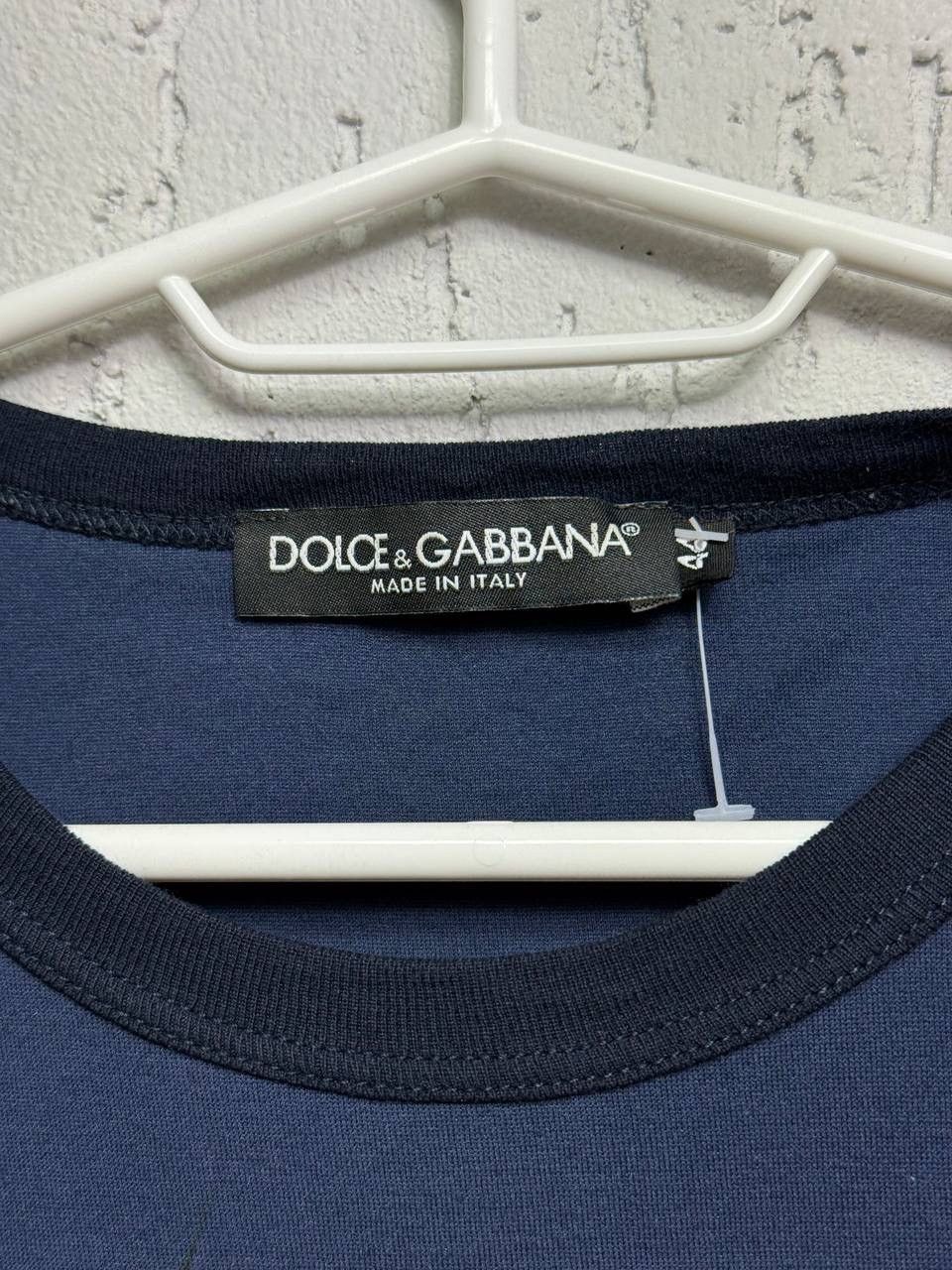 Dolce & Gabbana Dolce and Gabanna Blue t-shirt with green palm tree Size US M / EU 48-50 / 2 - 2 Thumbnail