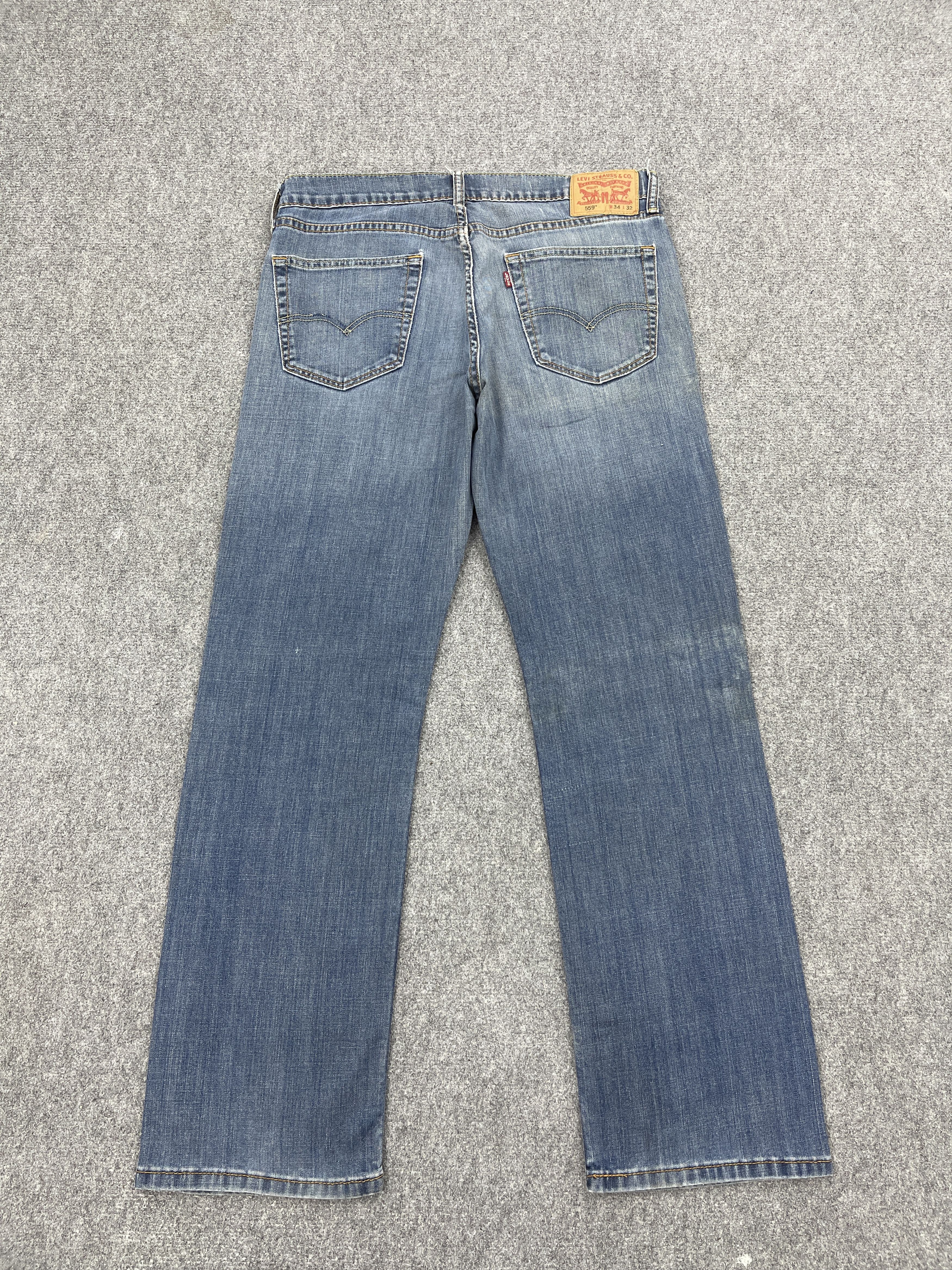 Levi's Faded Blue Vintage Levis 559 Denim DP2553 Size US 34 / EU 50 - 3 Thumbnail