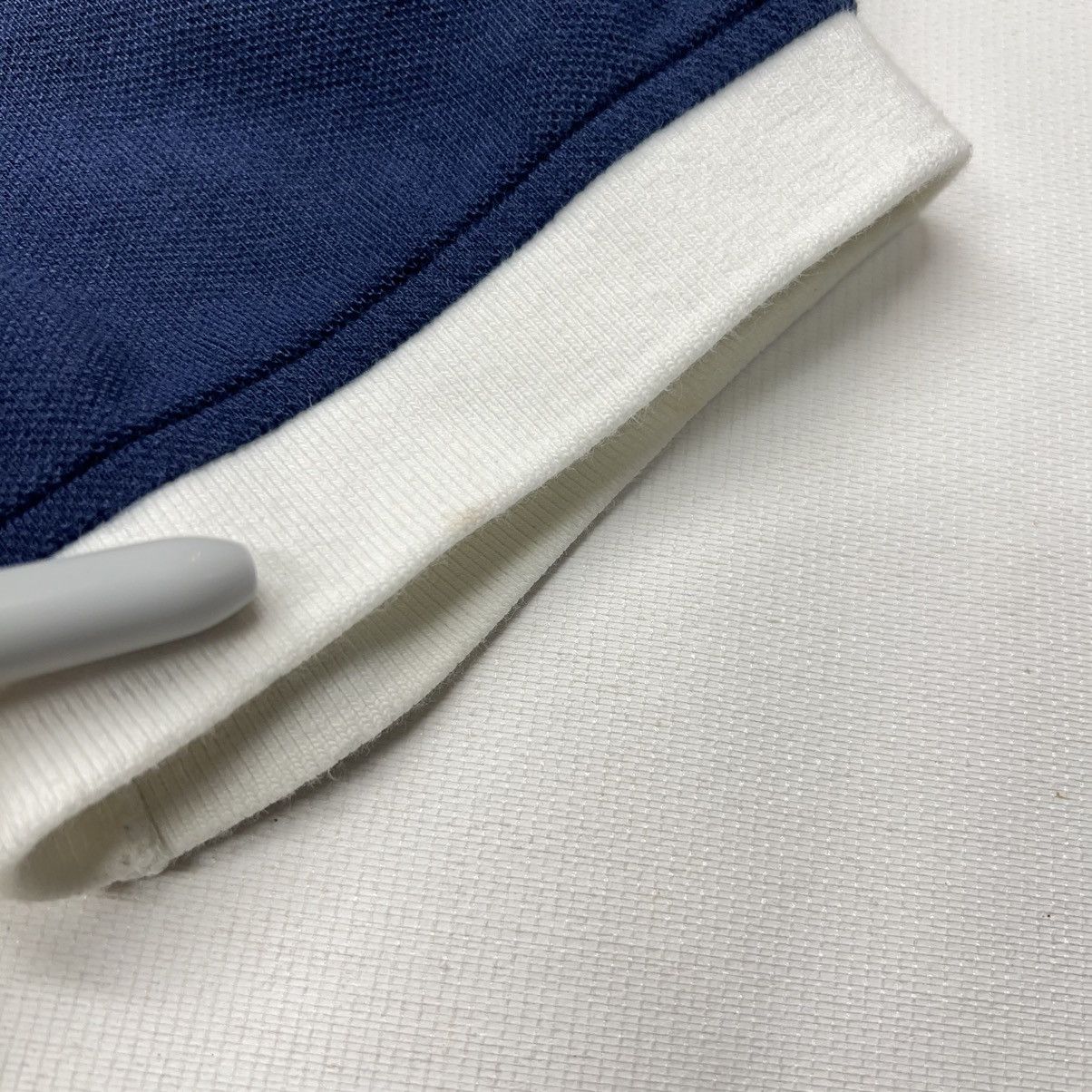 Tommy Hilfiger Tommy Hilfiger Polo Blue Yellow Custom Fit White Golf Flag Size US L / EU 52-54 / 3 - 10 Thumbnail