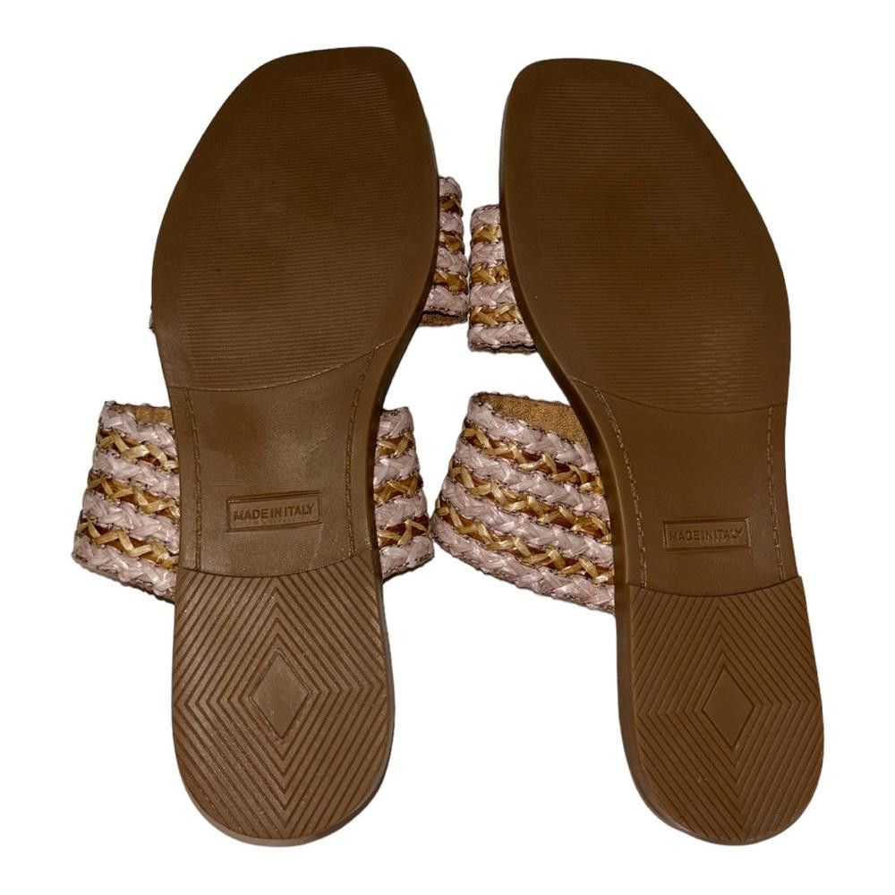 Designer Avellini l NWT Straw Leather Sandals size 9 Size US 9 / IT 39 - 3 Thumbnail