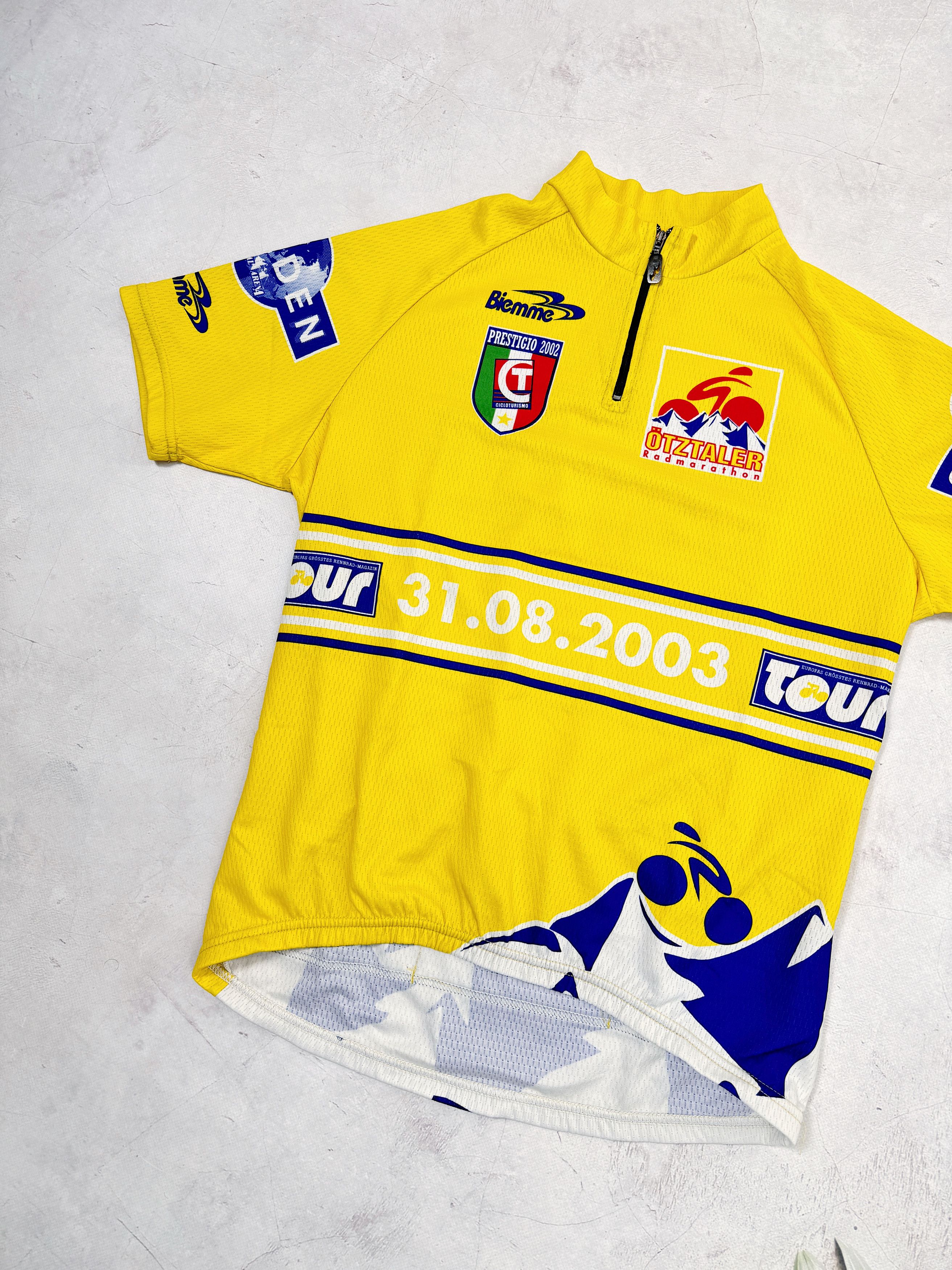 Vintage Vintage Biemme Prestigio 2002 Cycling Jersey 31.08.2003 Size US M / EU 48-50 / 2 - 2 Thumbnail