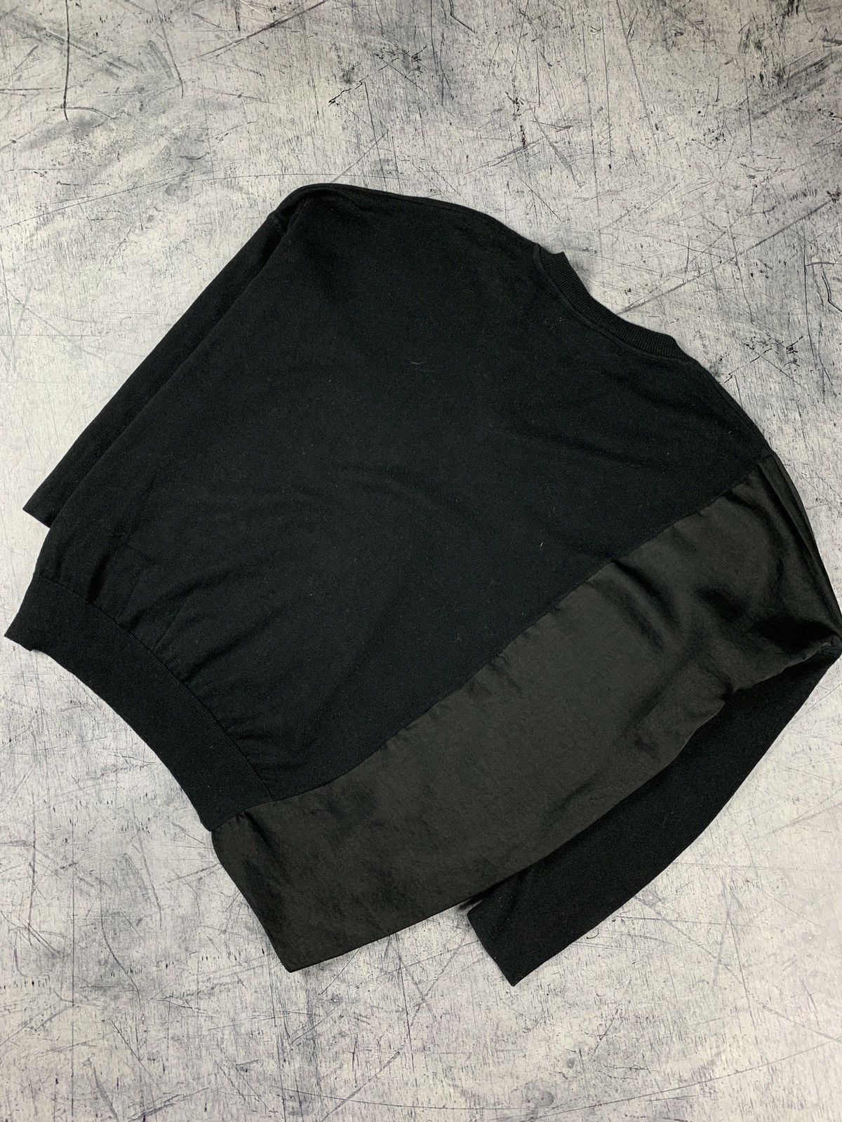 Allsaints Designer AllSaints V-Neck Sweater Black Alda Panel Luxury Size S / US 4 / IT 40 - 8 Thumbnail