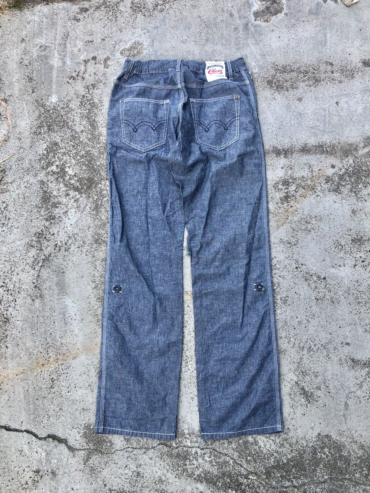 Edwin WIDE LEG⚡️⚡️EDWIN CHAMBRAY PANT Size US 30 / EU 46 - 6 Thumbnail