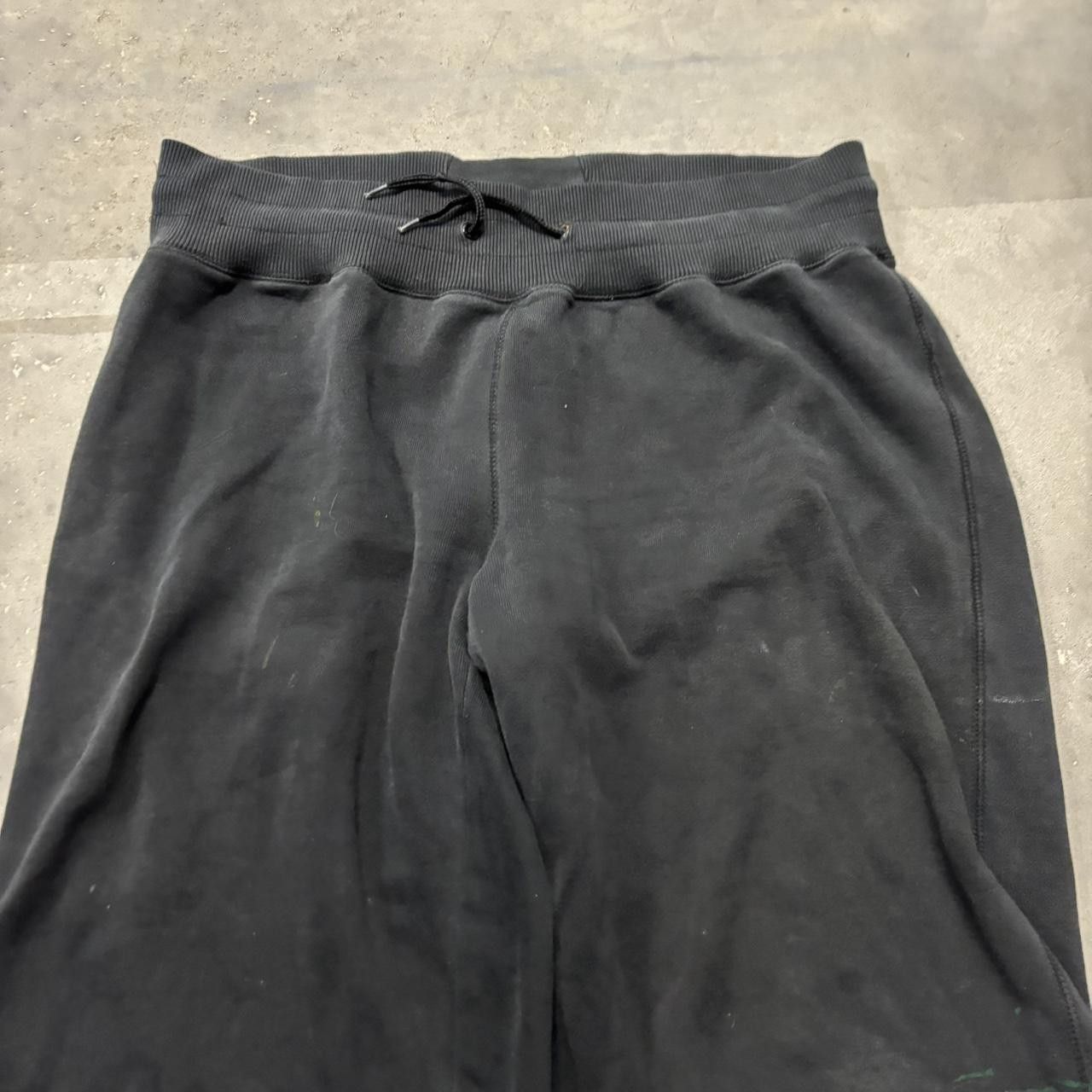 Japanese Brand × Vintage Crazy Vintage Y2K/2000s Baggy Black Streetwear Essential Sweatpants! Size US 34 / EU 50 - 4 Thumbnail