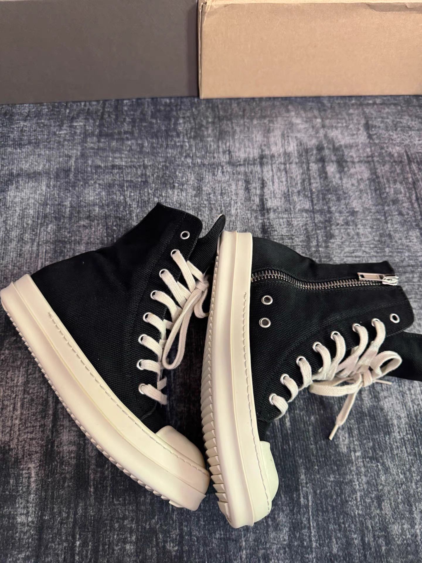 Rick Owens Rick Owens DRKSHDW Satin High Top Size US 6 / IT 36 - 2 Thumbnail