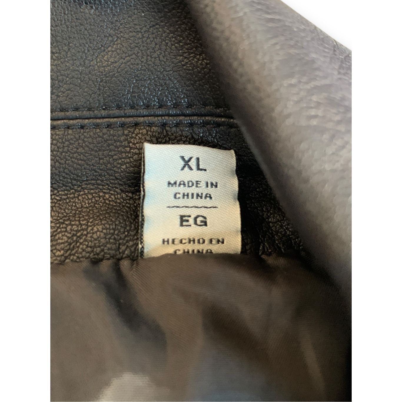 Levi's Levi’s NWT Faux Leather Moto Jacket Black Ribbed Hem Asymmet Size XL / US 12-14 / IT 48-50 - 11 Thumbnail