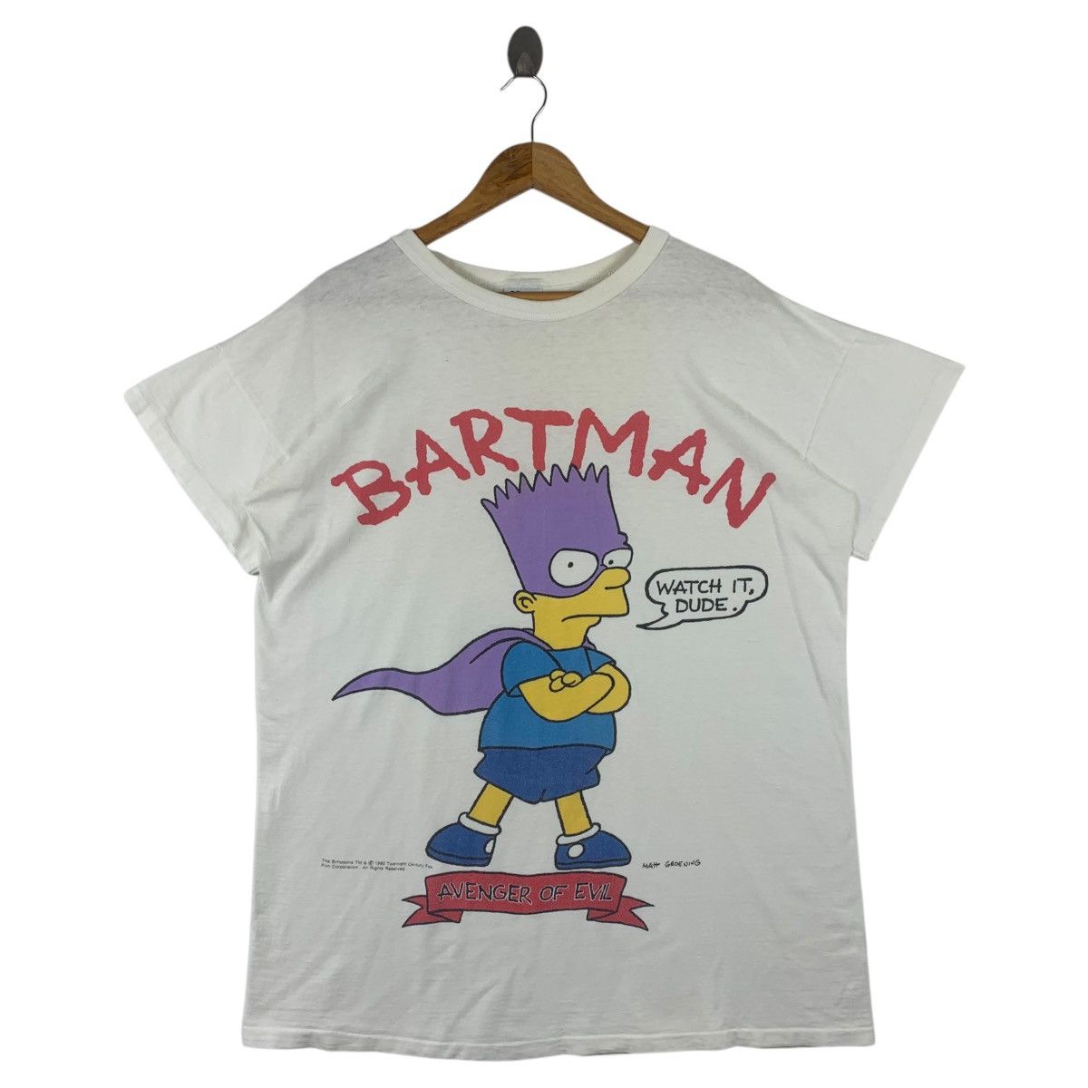 Cartoon Network × Vintage Vintage BARTMAN big printed women tee Size XL / US 12-14 / IT 48-50 - 1 Thumbnail