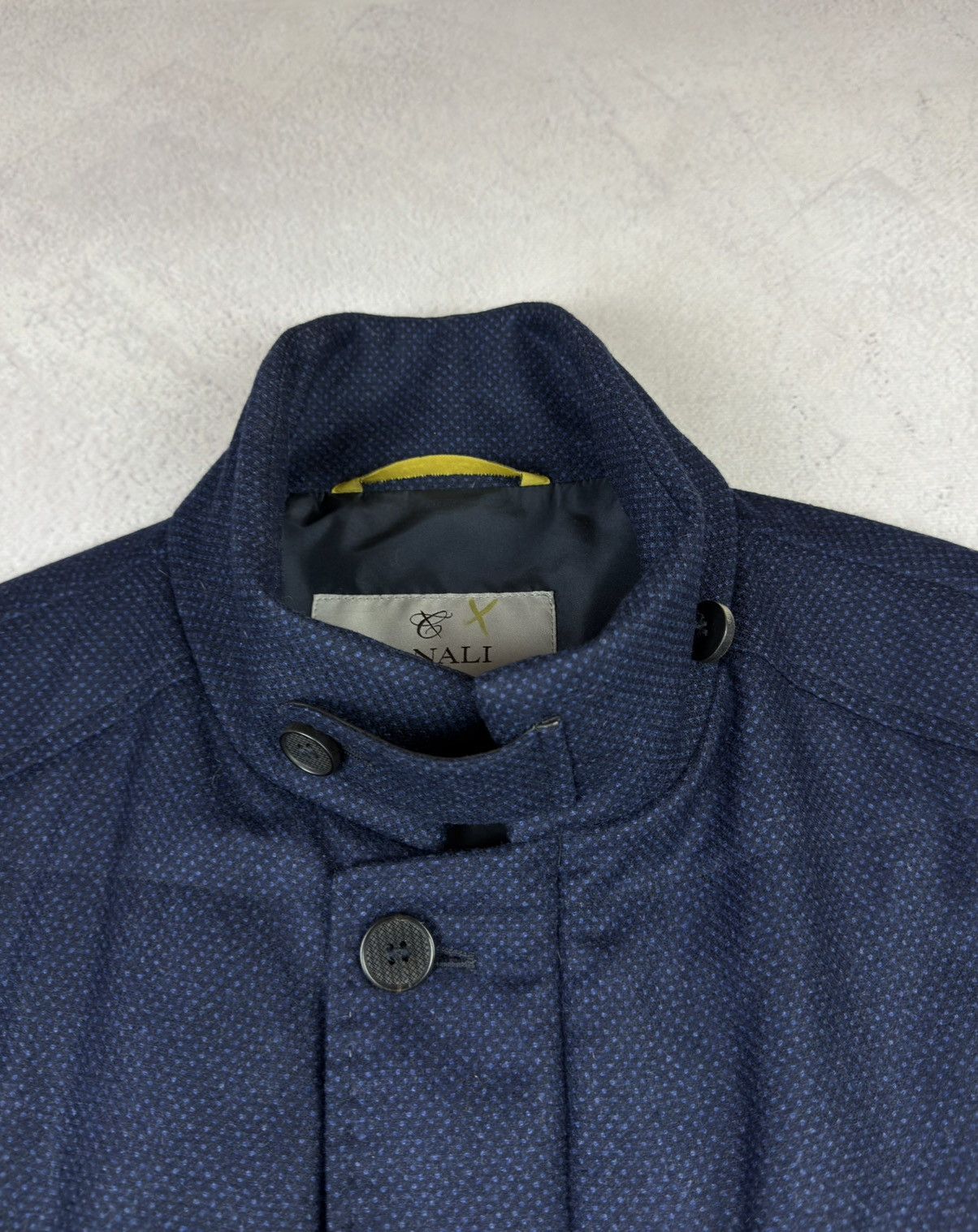 Canali CANALI Italy Men's Wool Padded Jacket Coat Size 50 L Size 50L - 6 Thumbnail