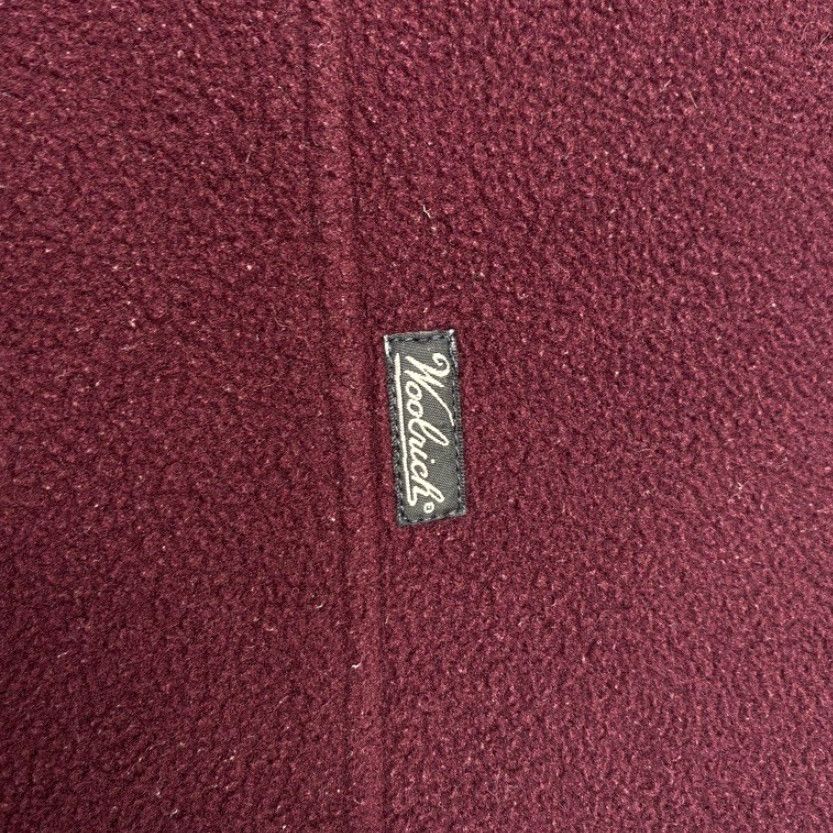 Vintage VINTAGE Woolrich Sweater T Snap Fleece Pullover Mens Large Maroon 8003 Size US L / EU 52-54 / 3 - 6 Thumbnail