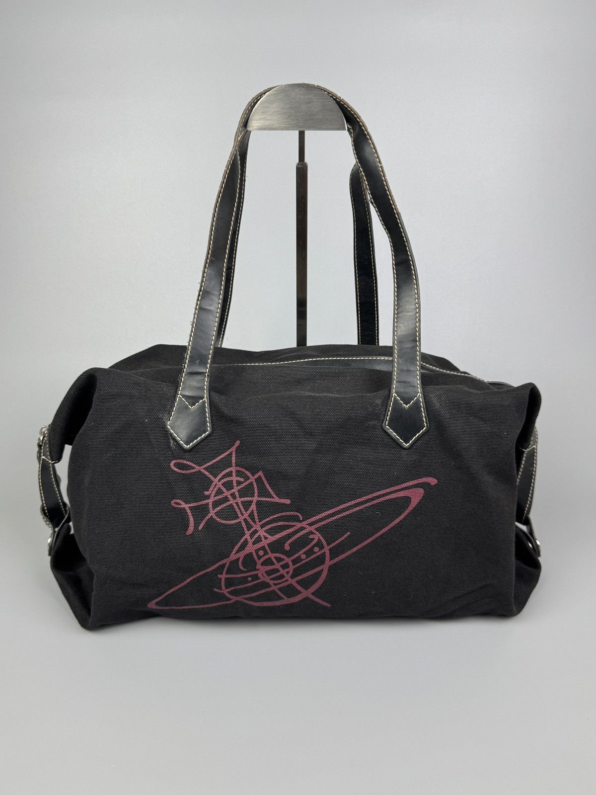 Vivienne Westwood Vivienne Westwood - Rare Black Canvas Yasmin - Shoulder Bag Size ONE SIZE - 1 Thumbnail