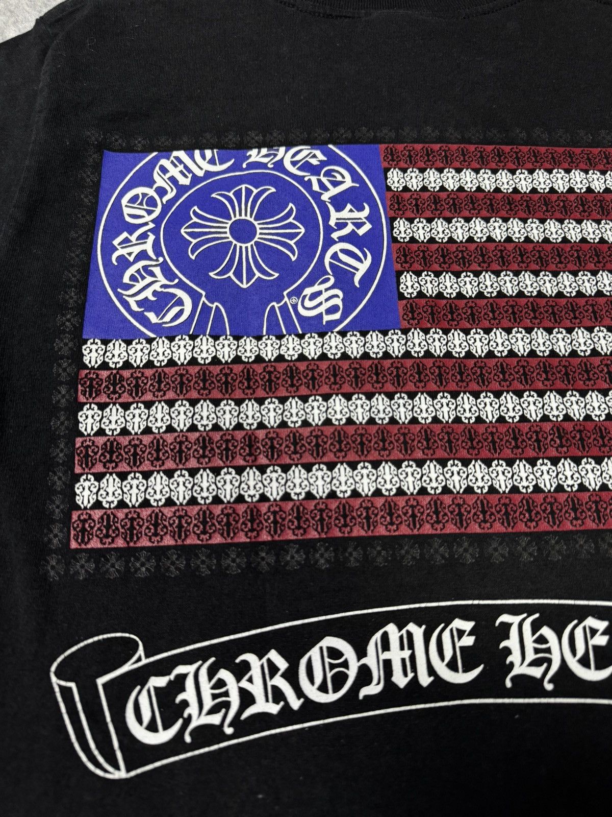 Chrome Hearts 2010s AMFLAG AMERICAN FLAG SCROLL CHROME Size US S / EU 44-46 / 1 - 6 Thumbnail