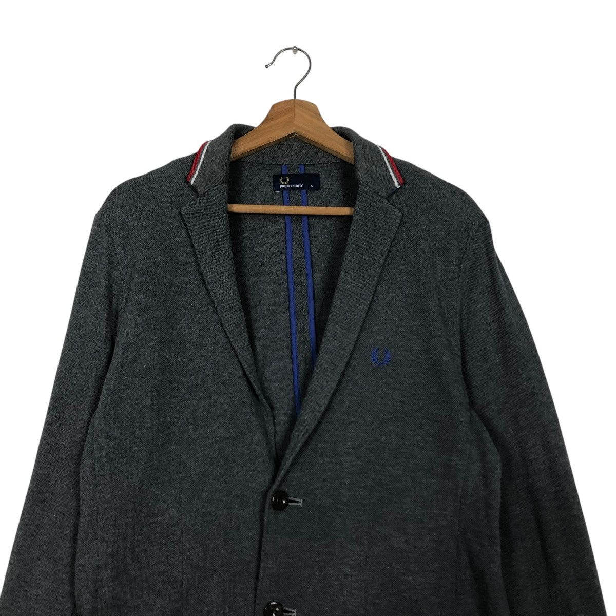 Japanese Brand 🔥VINTAGE BUTTON JACKET CARDIGAN FRED PERRY Size US L / EU 52-54 / 3 - 5 Thumbnail