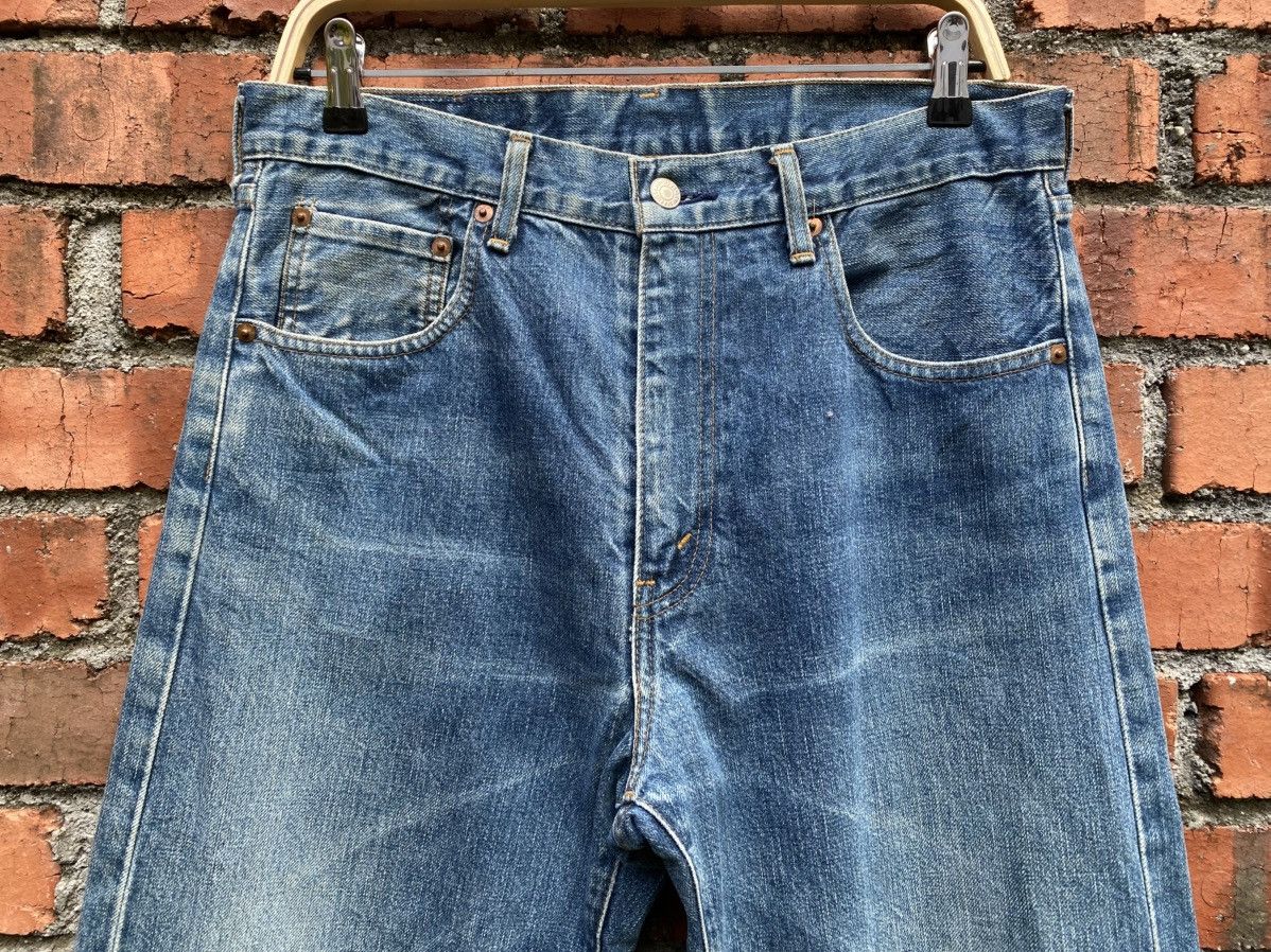 Levi's Vintage Clothing W33x30.5 Vintage levi's 502 redline big E made in JAPAN Size US 33 - 5 Thumbnail