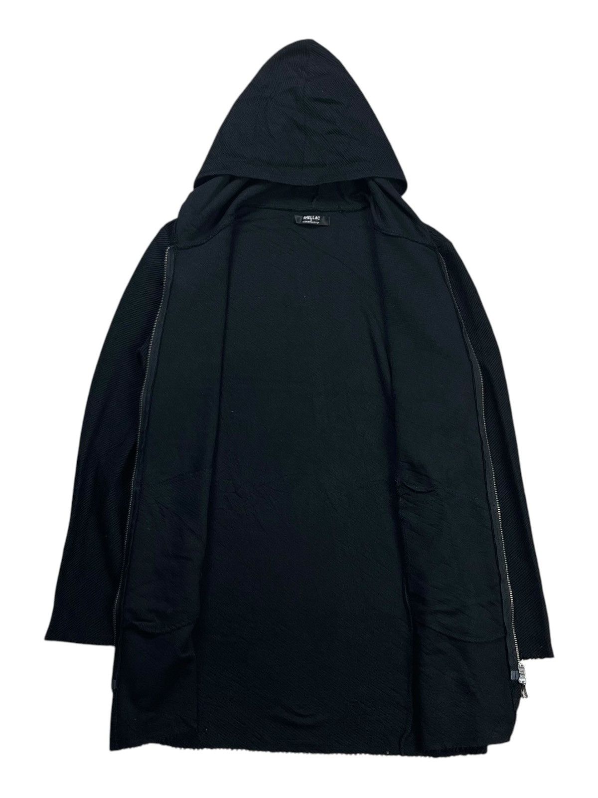 BUFFALO BOBS 2000s Shellac x Semantic - Double Zips Textured Hoodie Size US M / EU 48-50 / 2 - 2 Thumbnail