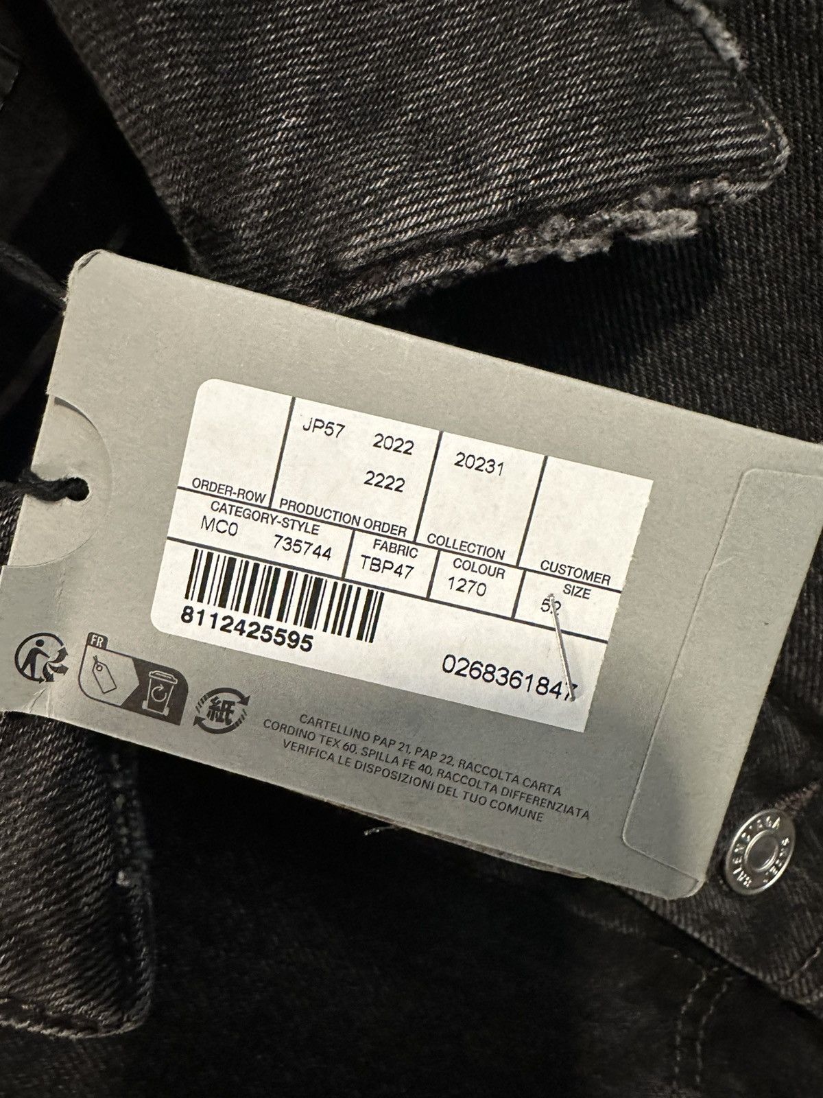Balenciaga Balenciaga Denim Puffer Jacket Size US L / EU 52-54 / 3 - 7 Thumbnail