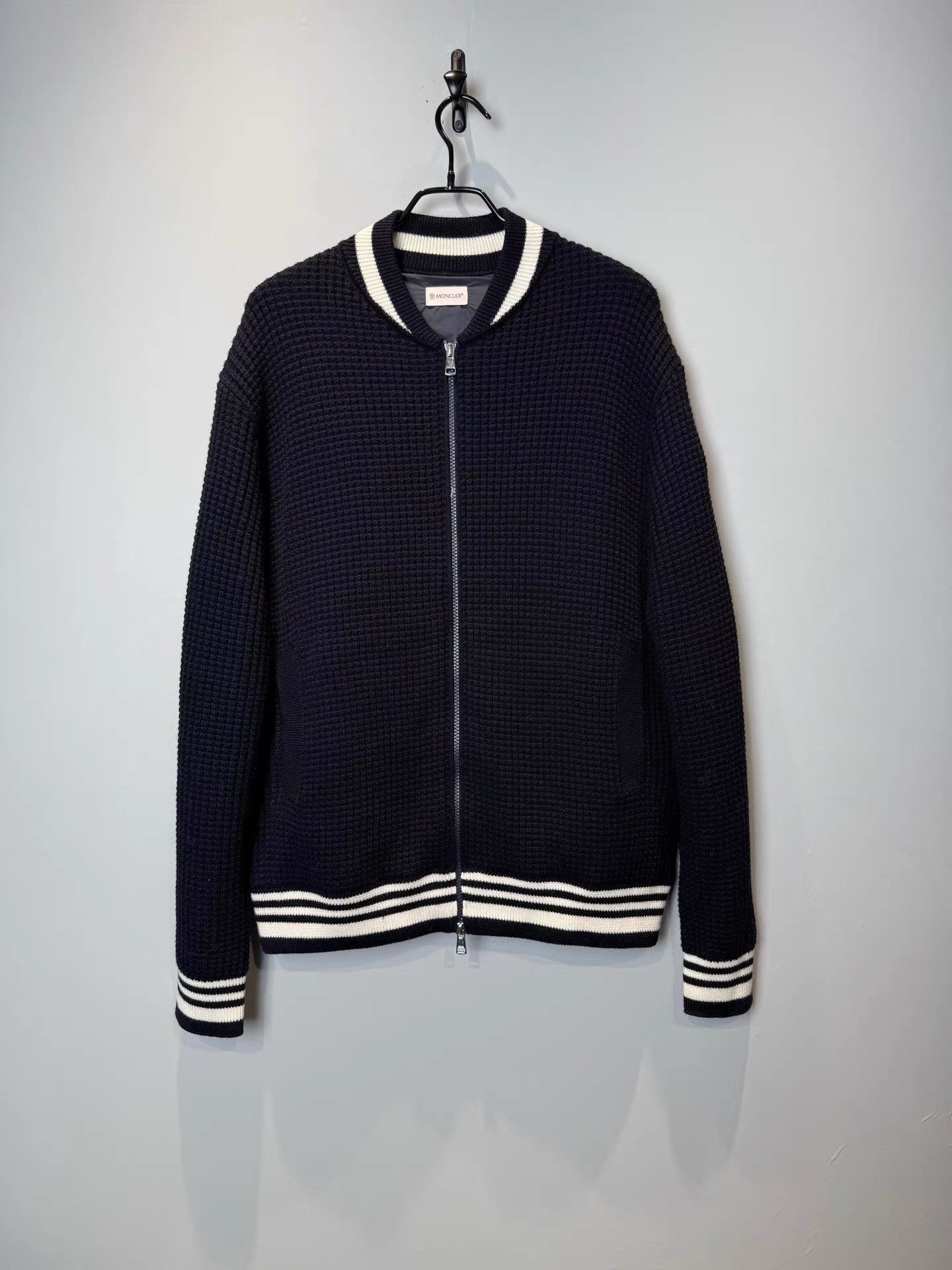 Moncler Moncler Wool-Trim Down Black Jacket K36 Size US XXL / EU 58 / 5 - 1 Thumbnail