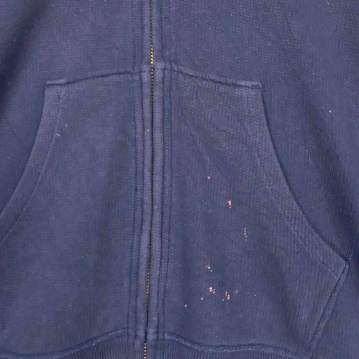Vintage Vintage Japanese Brand Back Number Full Zip Hoodie Sweater Size US M / EU 48-50 / 2 - 5 Thumbnail